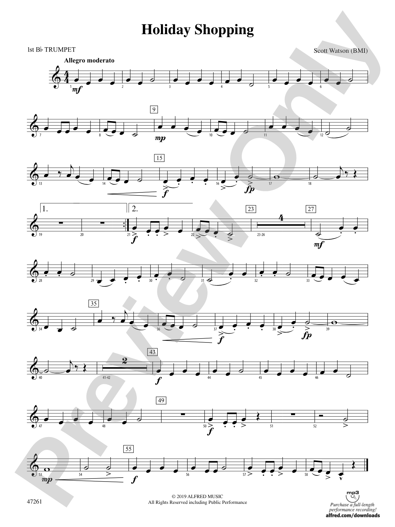 Holiday Shopping: 1st B-flat Trumpet