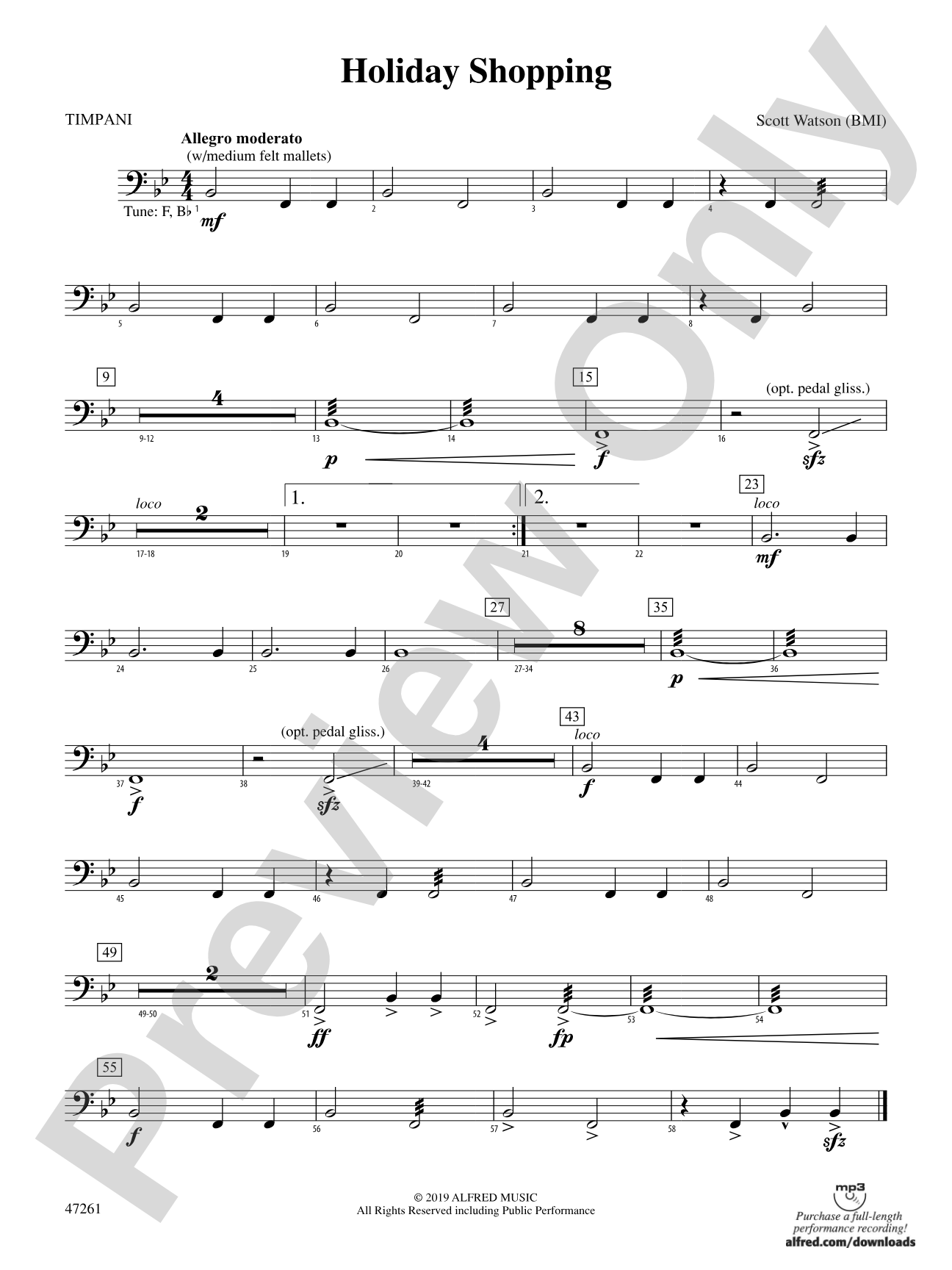 Holiday Shopping: Timpani