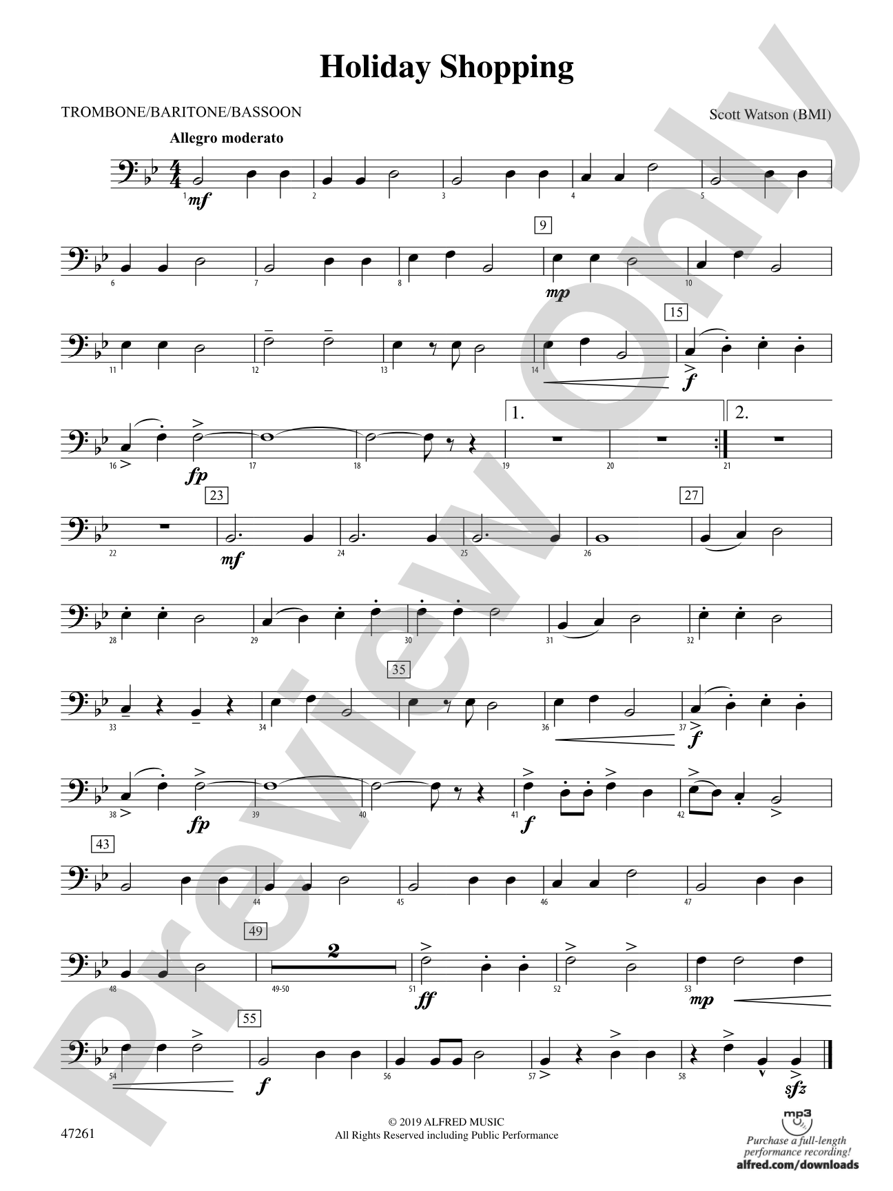 Holiday Shopping: 1st Trombone