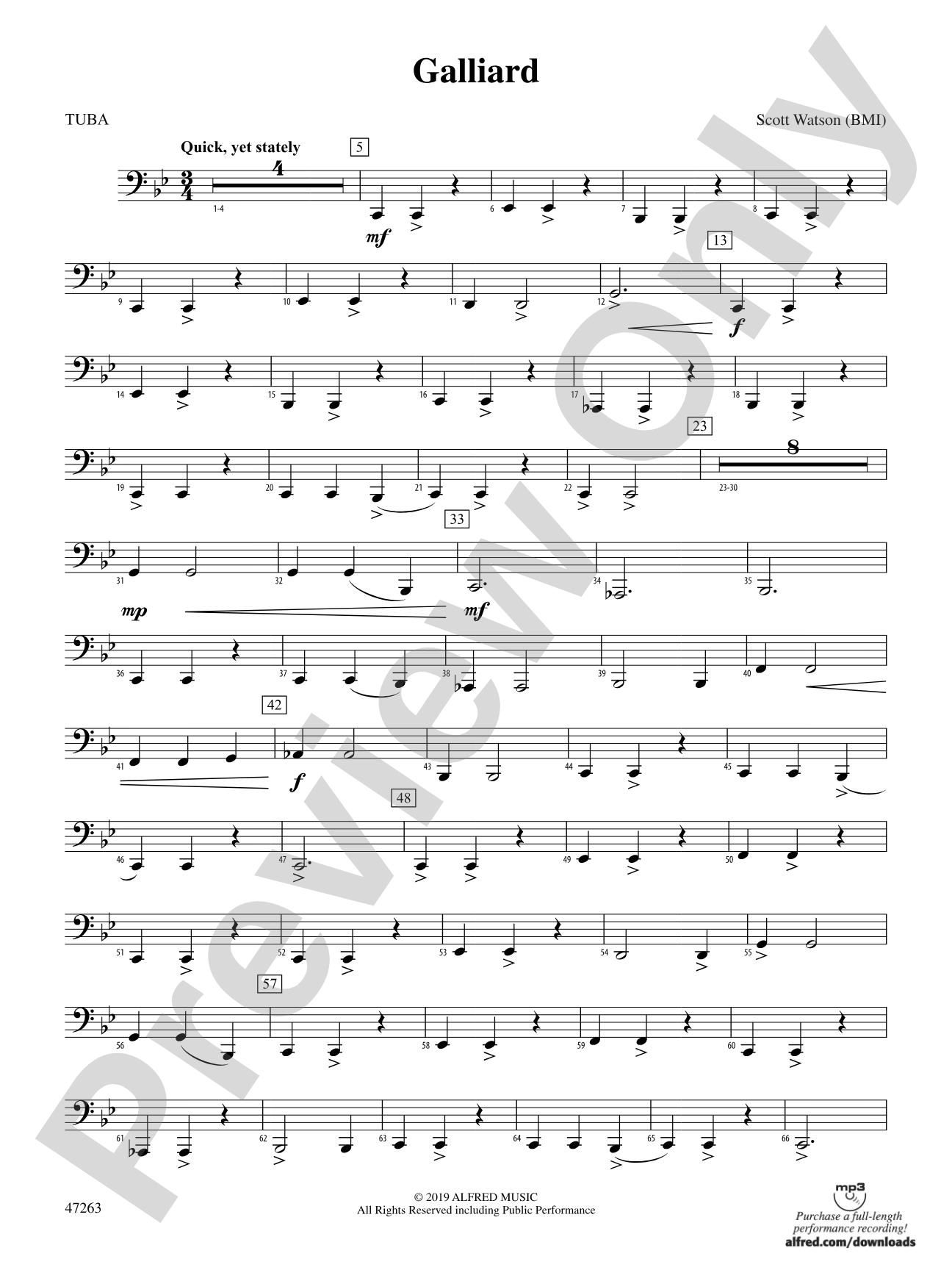 Galliard: Tuba