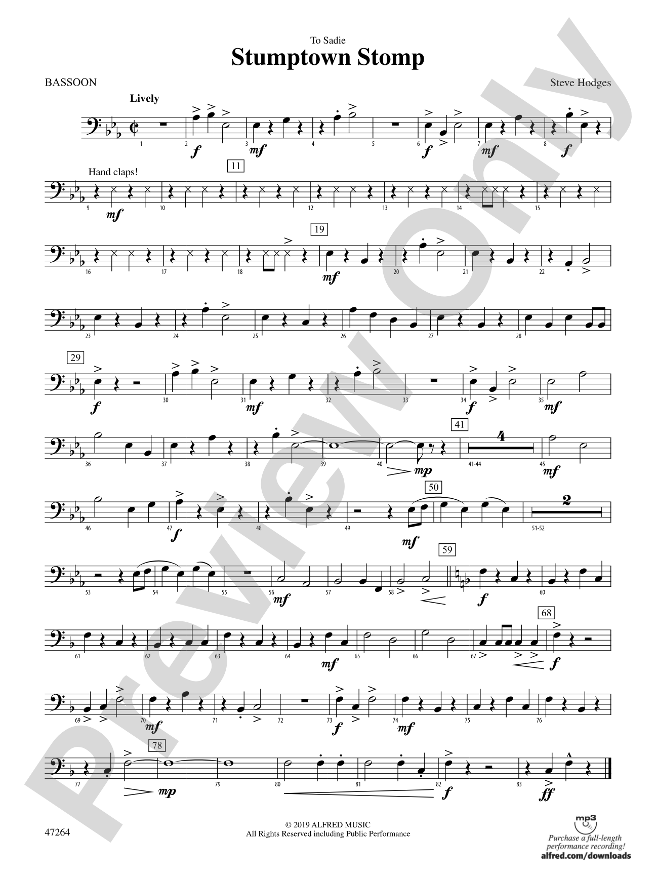Stumptown Stomp: Bassoon