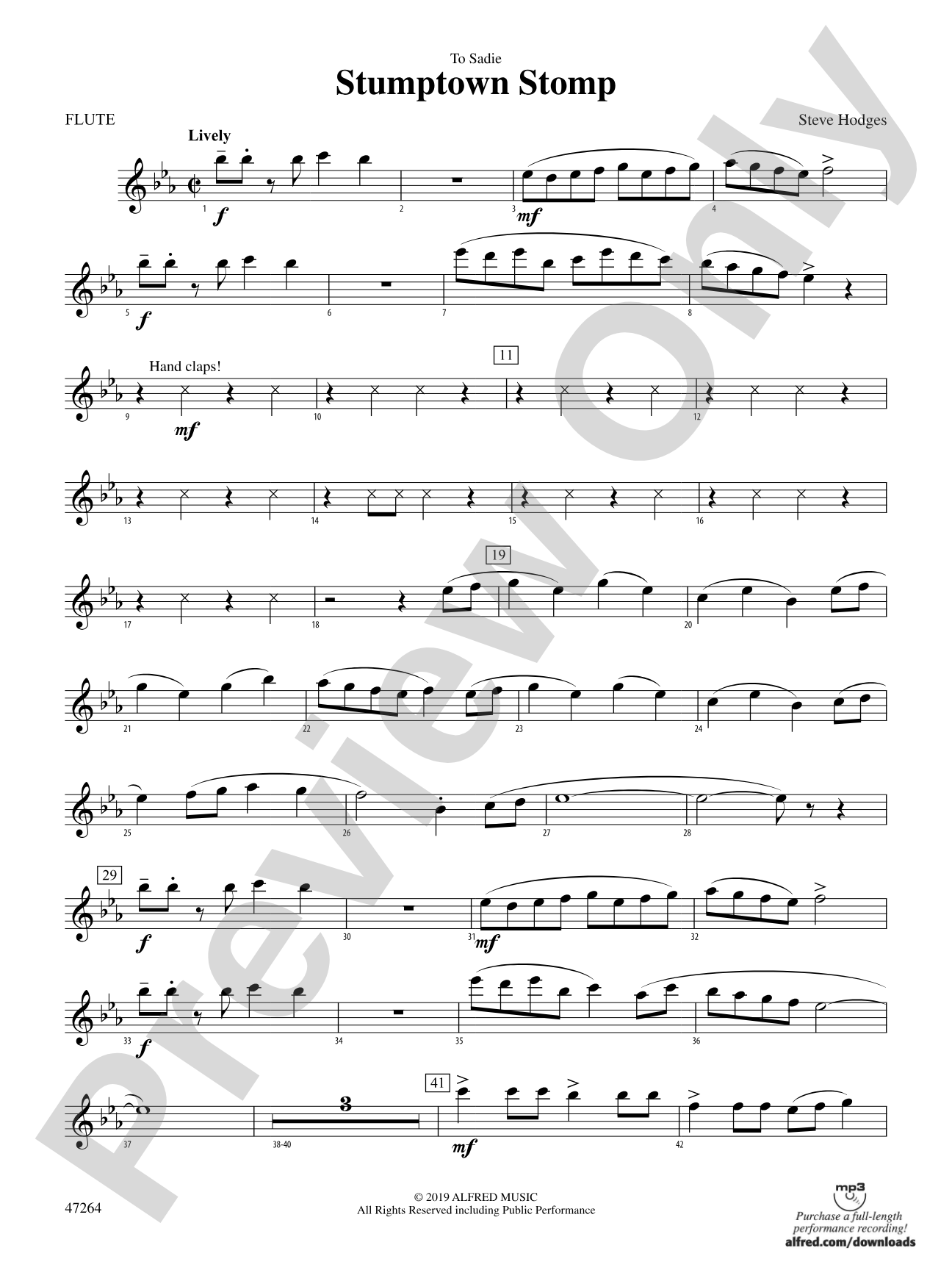 Stumptown Stomp: Flute