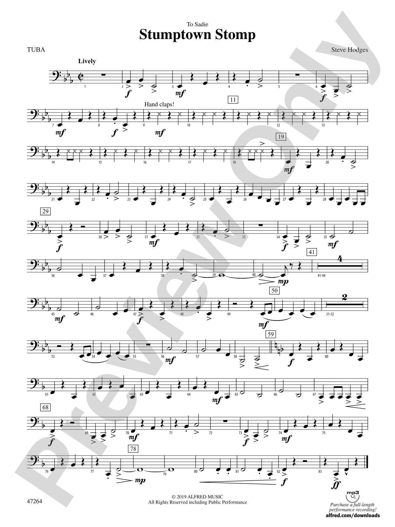 Stumptown Stomp: Tuba