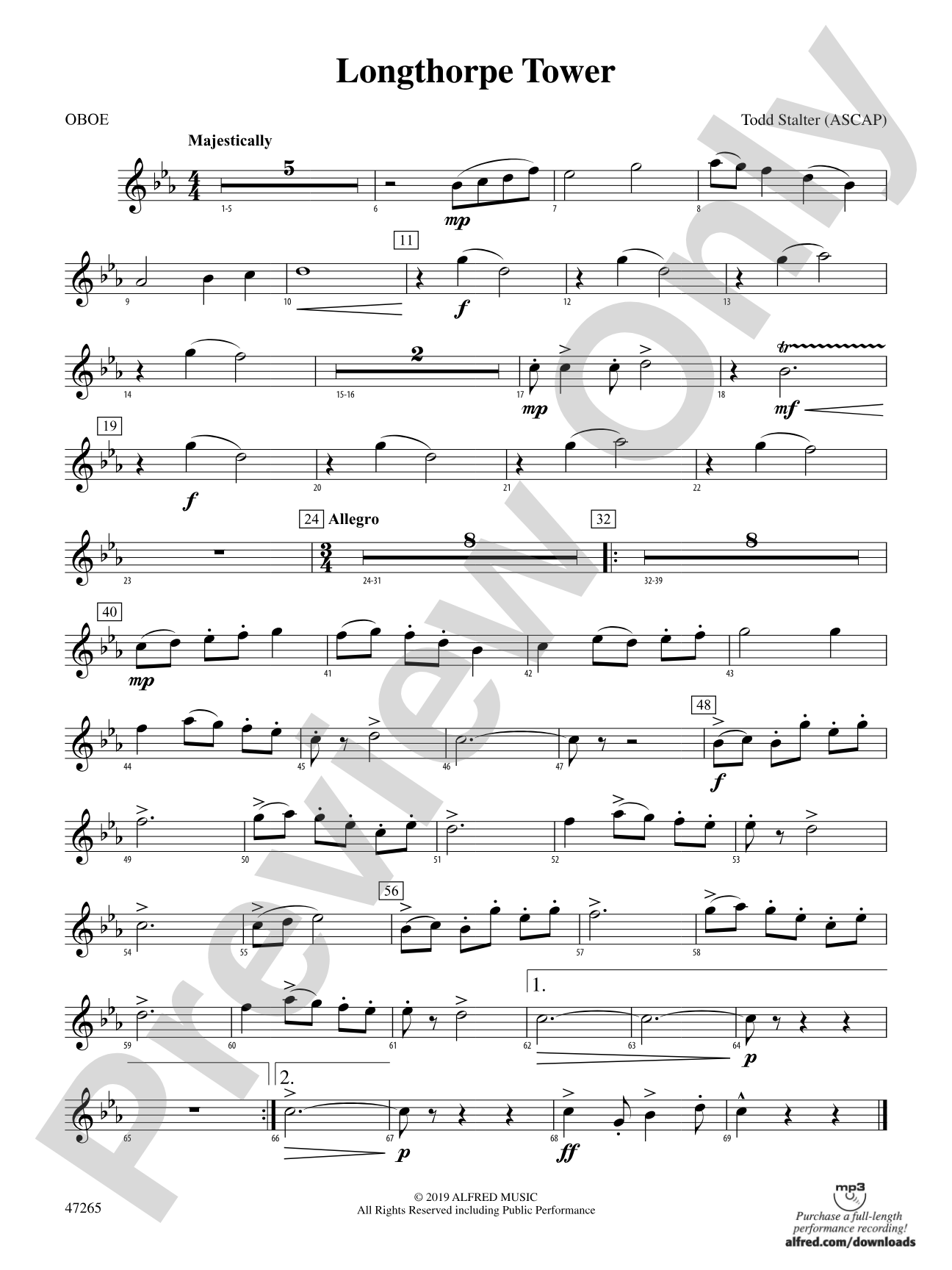 Longthorpe Tower: Oboe