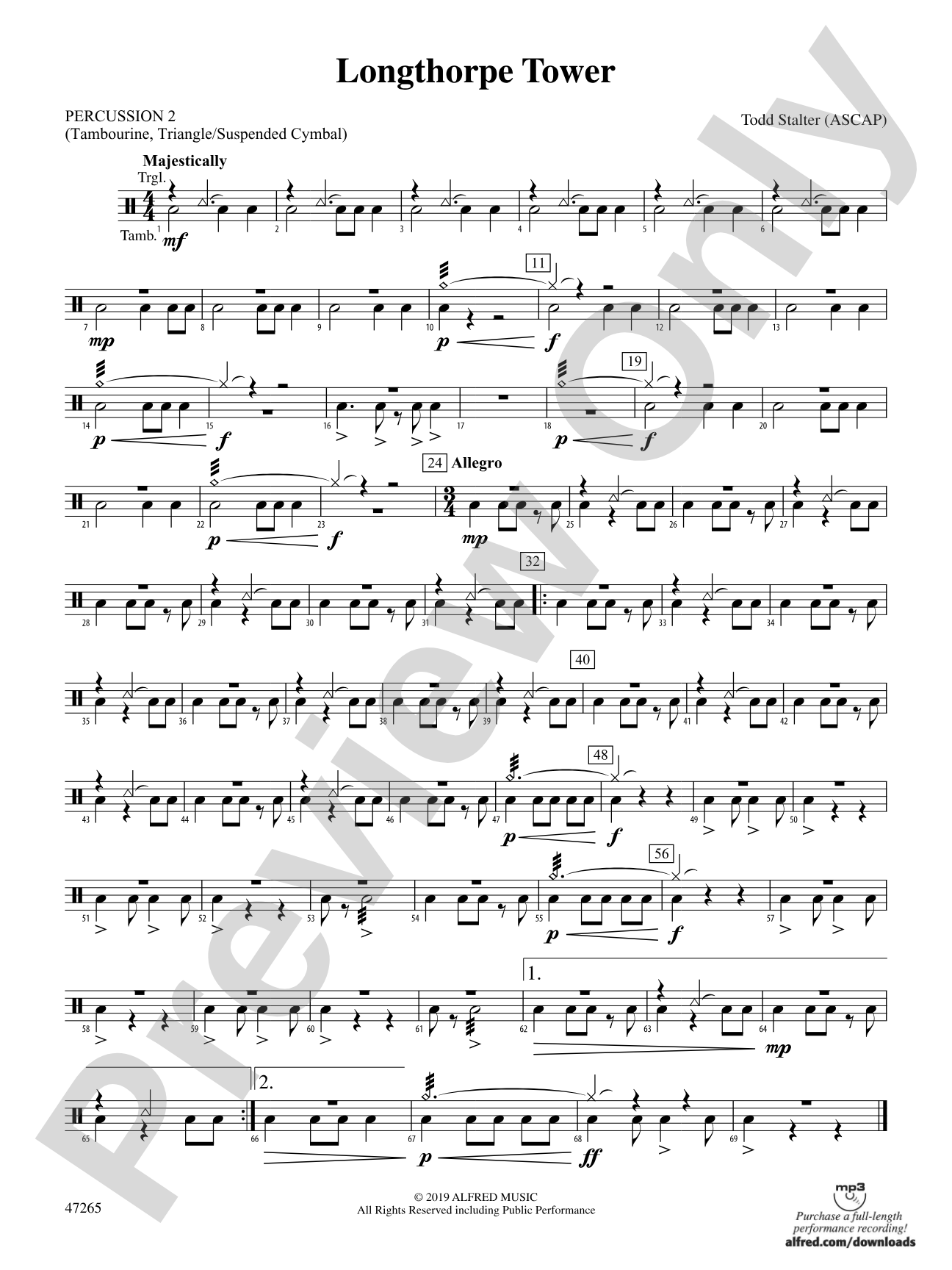 Longthorpe Tower: 2nd Percussion
