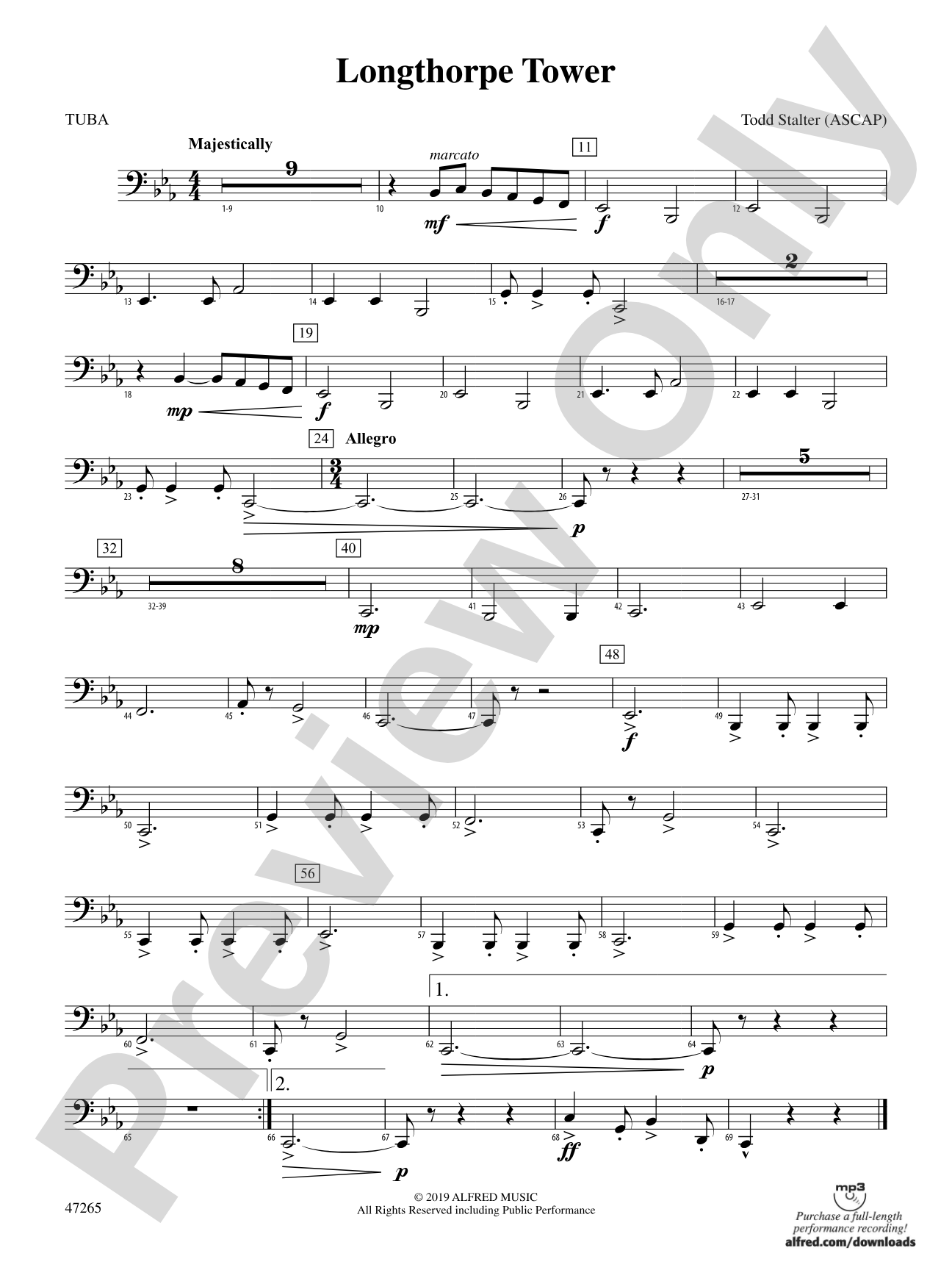 Longthorpe Tower: Tuba