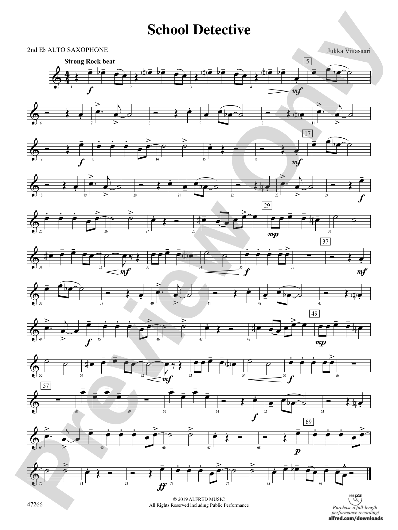 School Detective: 2nd E-flat Alto Saxophone