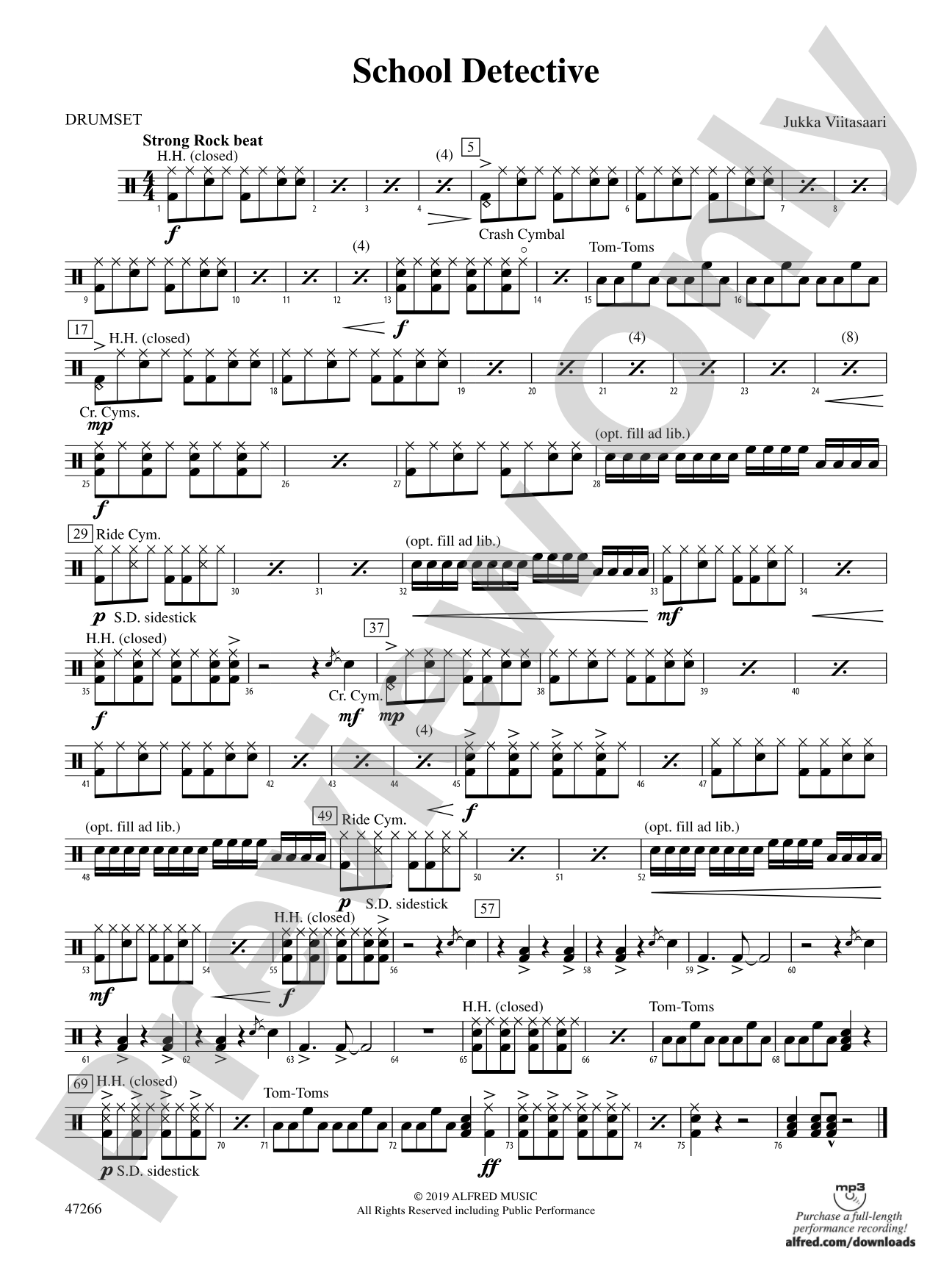 School Detective: Drums