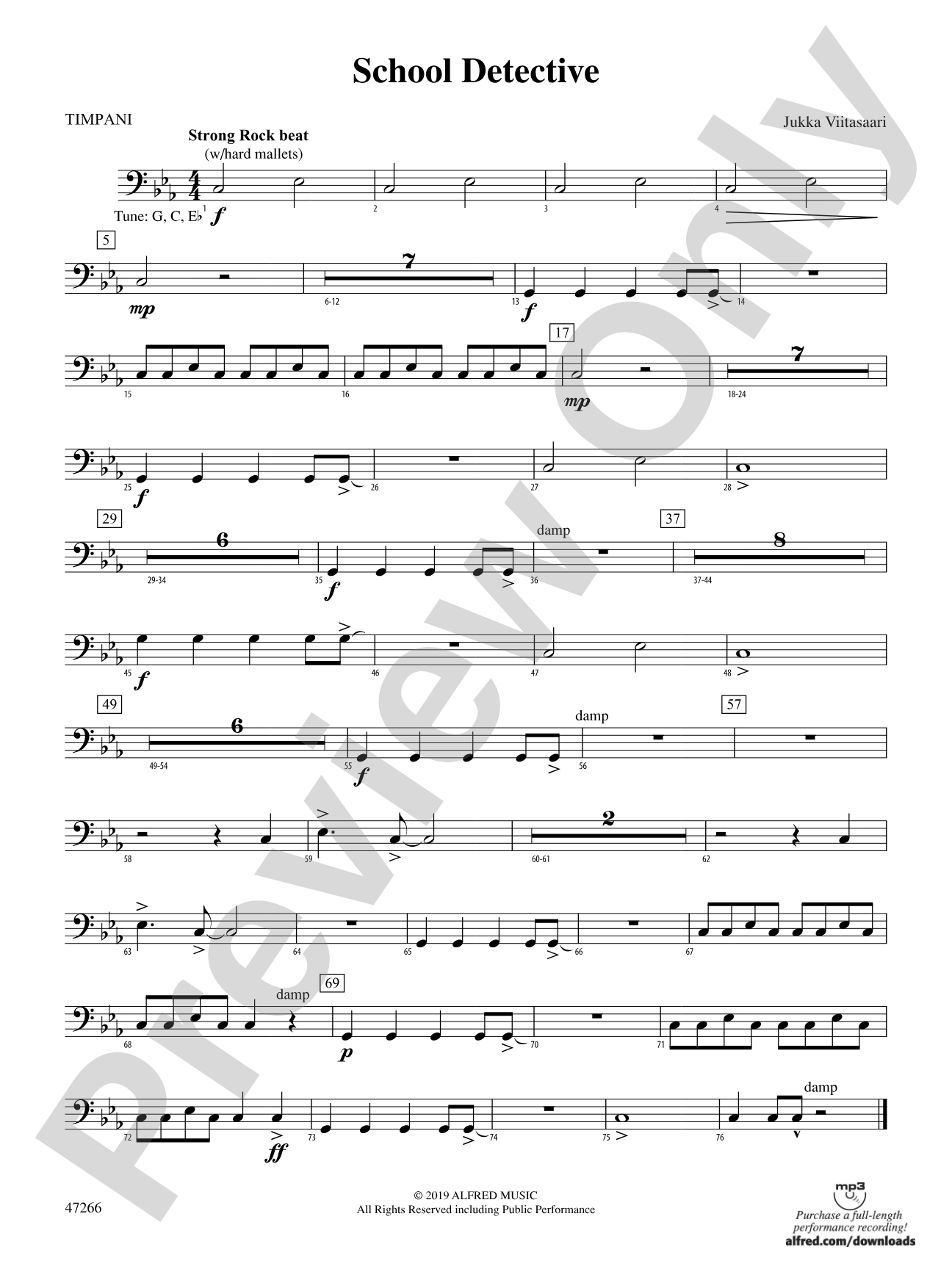 School Detective: Timpani