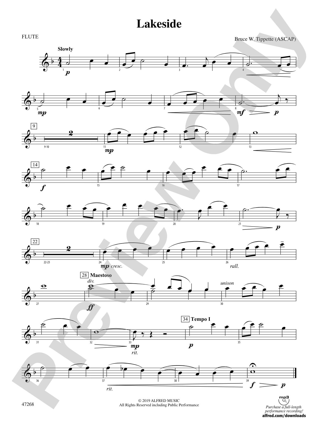 Lakeside: Flute