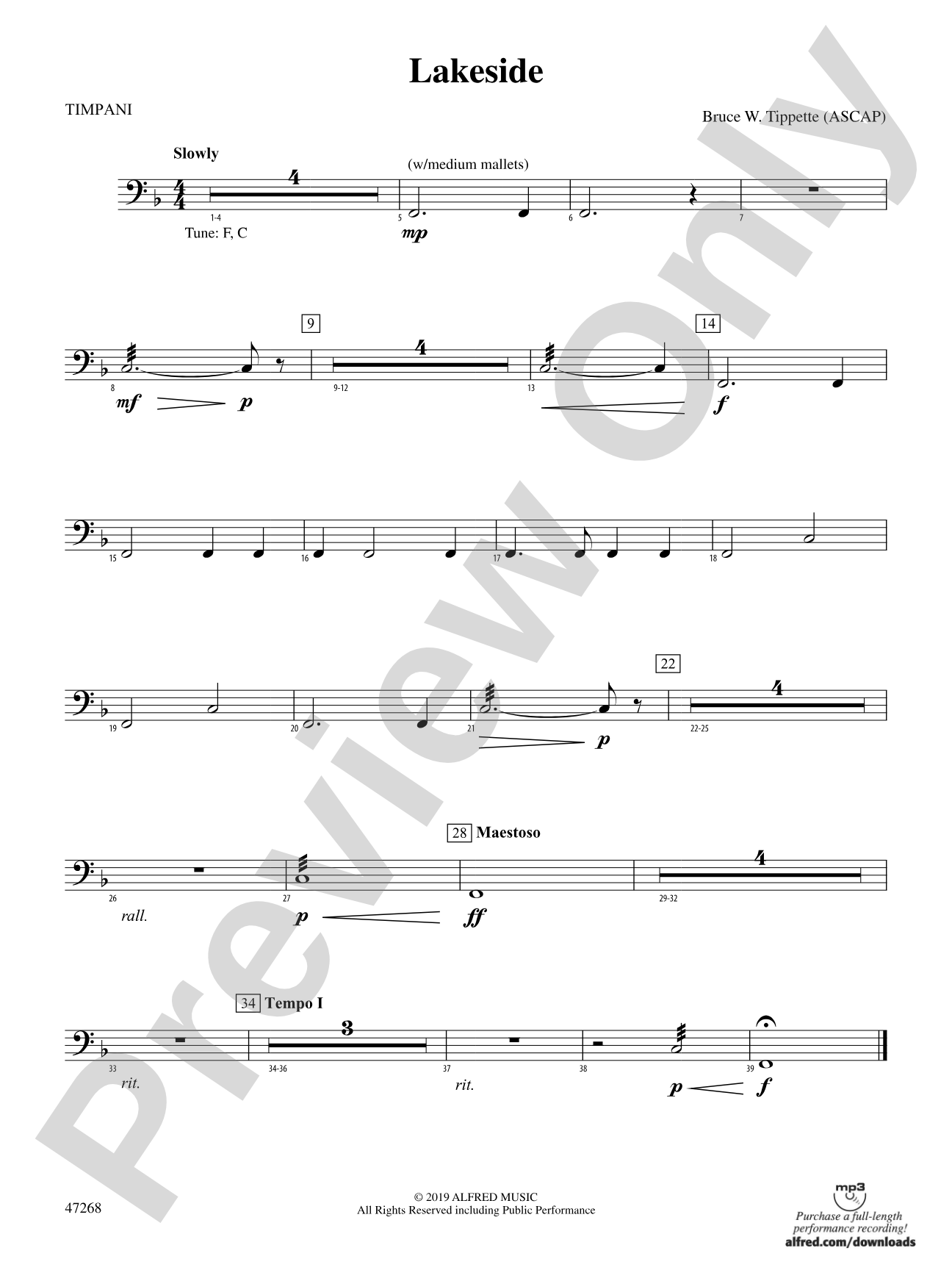 Lakeside: Timpani