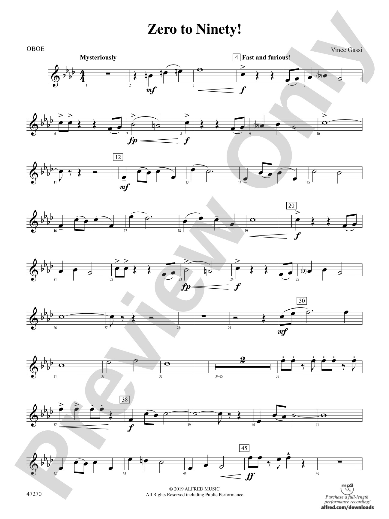 Zero to Ninety!: Oboe