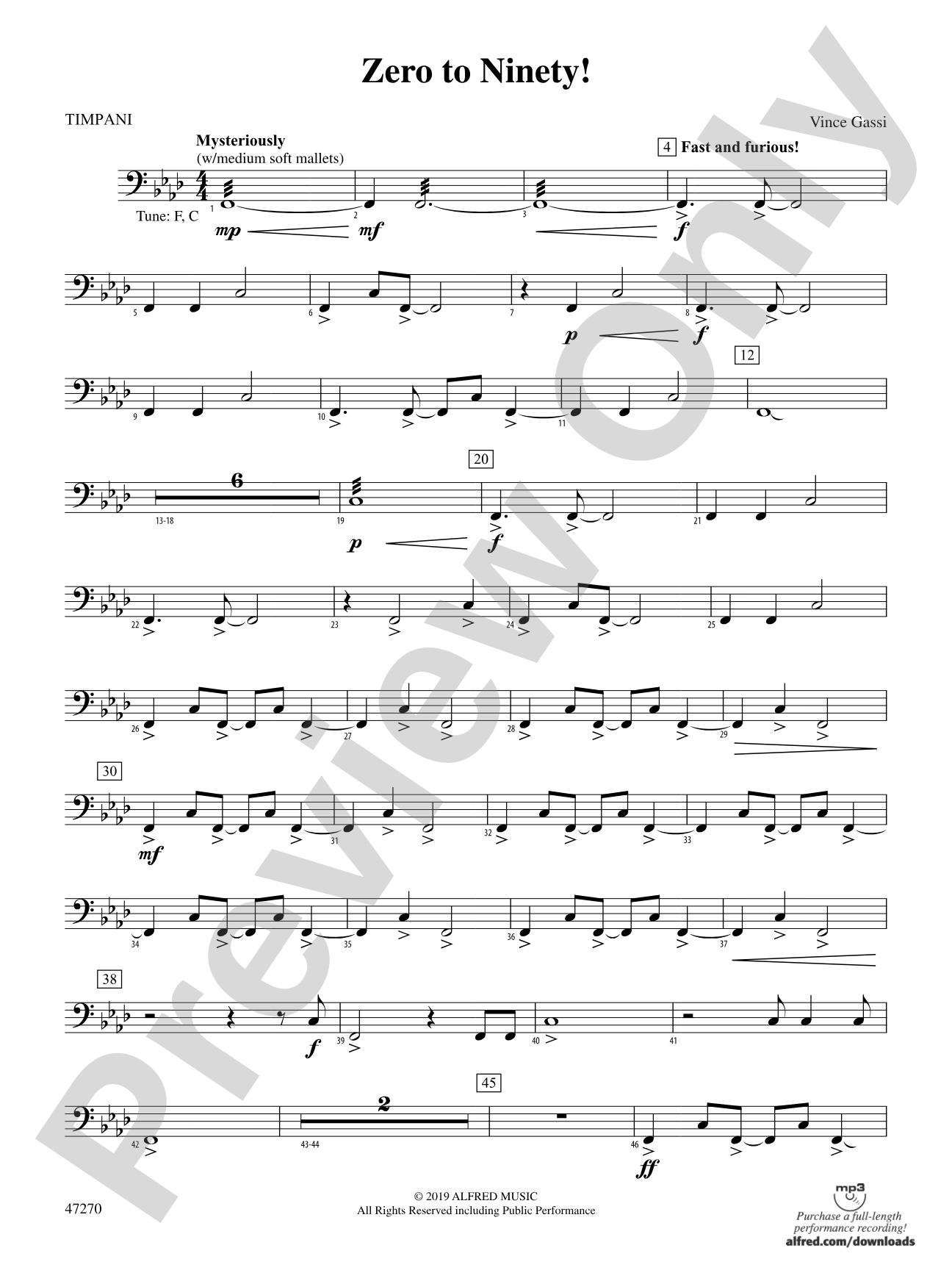 Zero to Ninety!: Timpani
