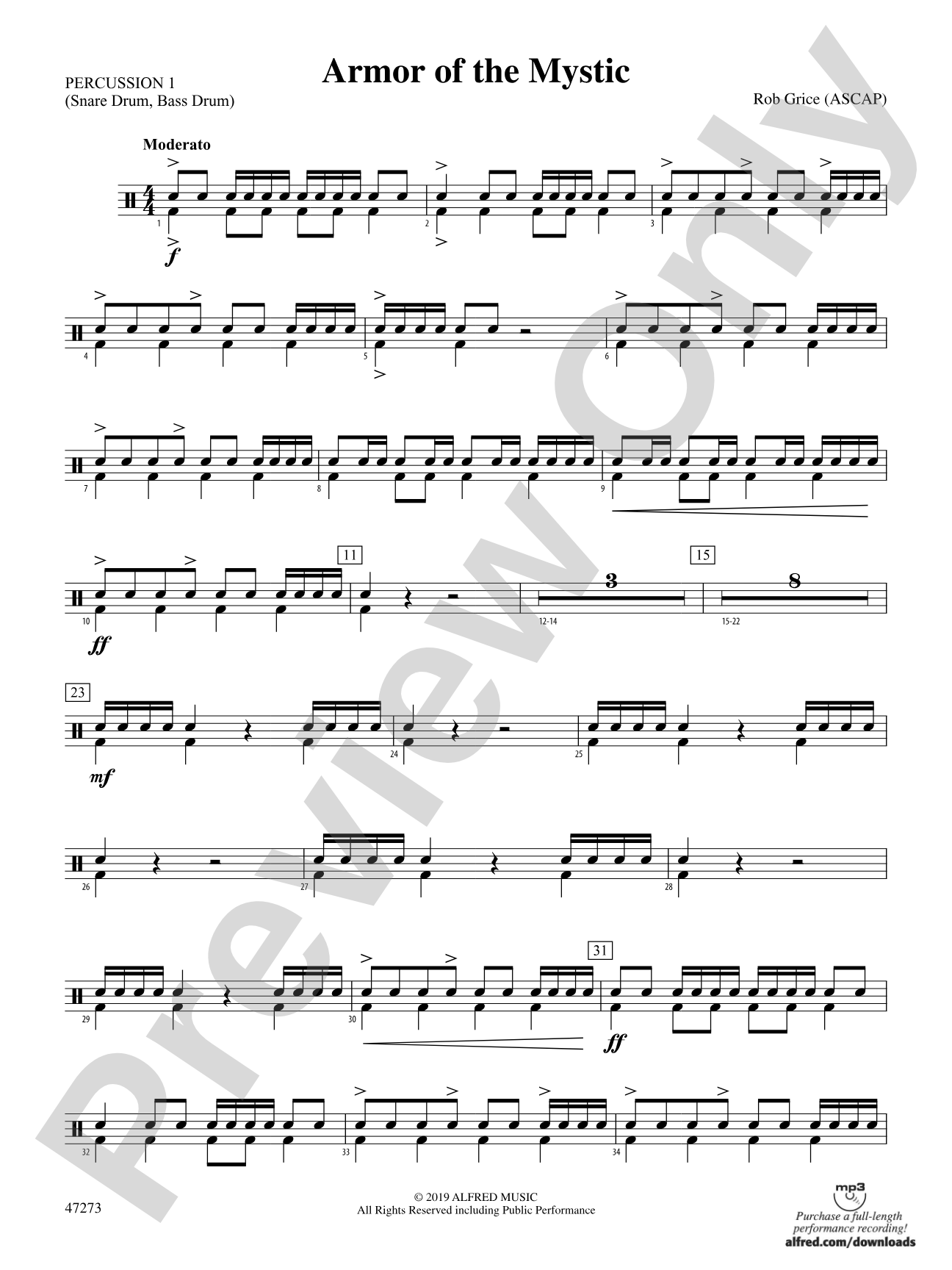 Armor of the Mystic: 1st Percussion
