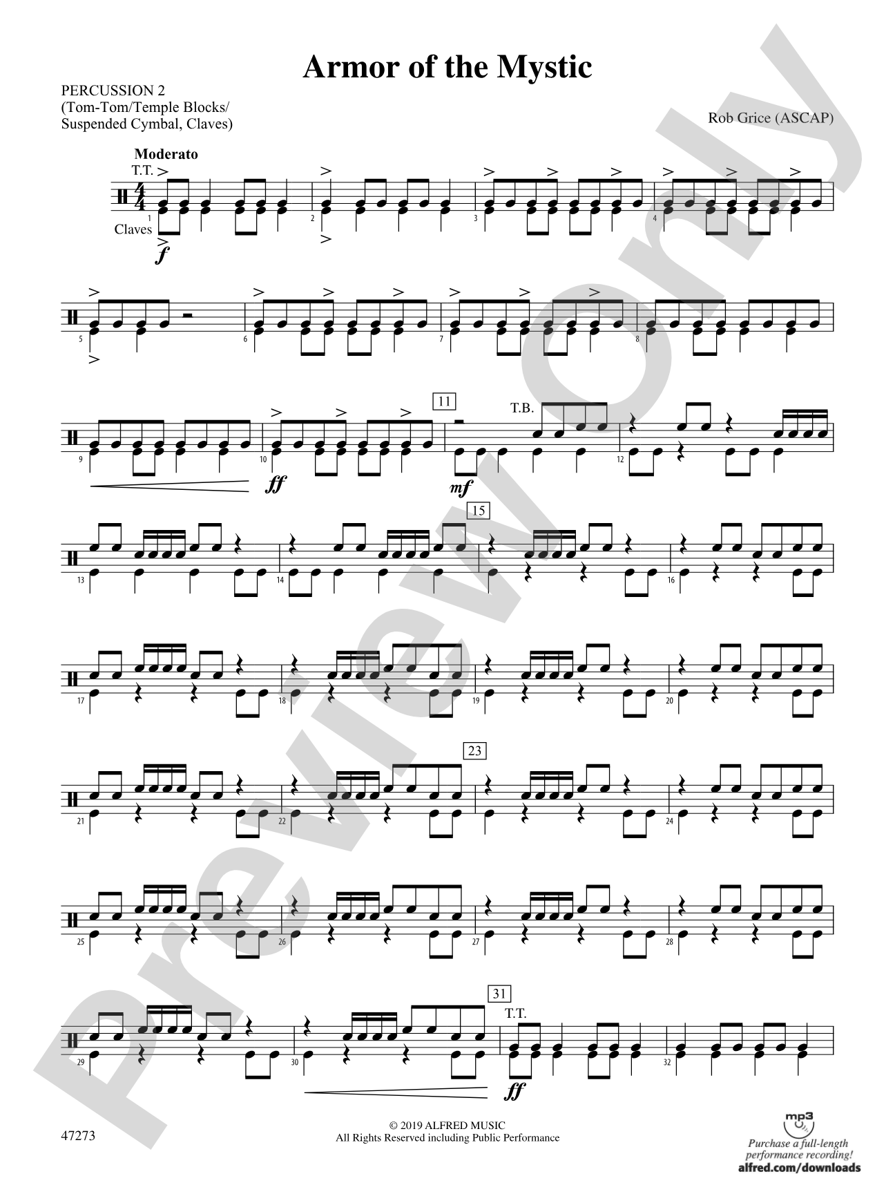 Armor of the Mystic: 2nd Percussion