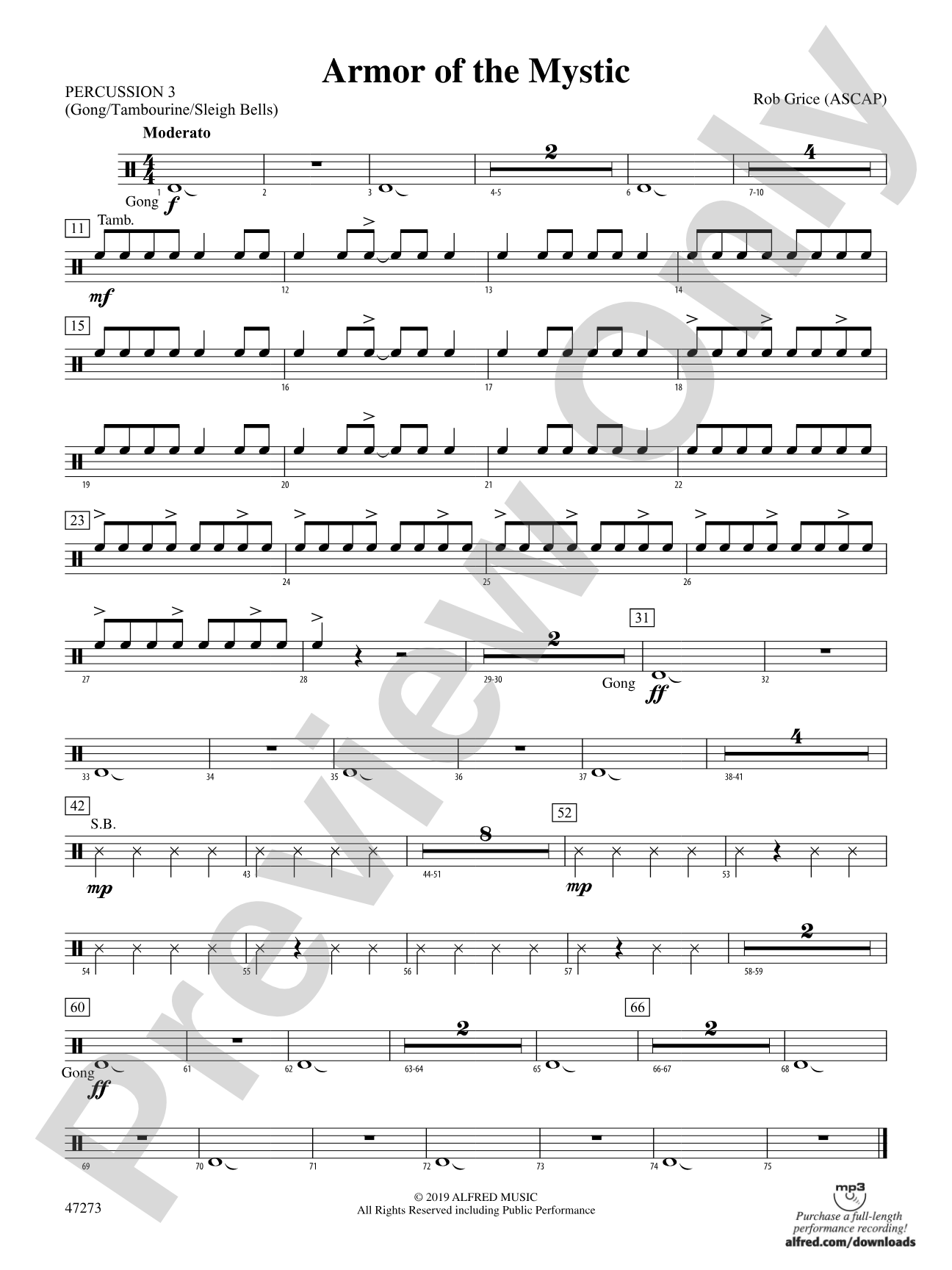 Armor of the Mystic: 3rd Percussion