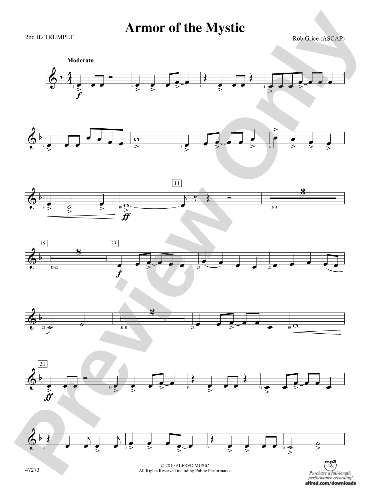 Armor of the Mystic: 2nd B-flat Trumpet
