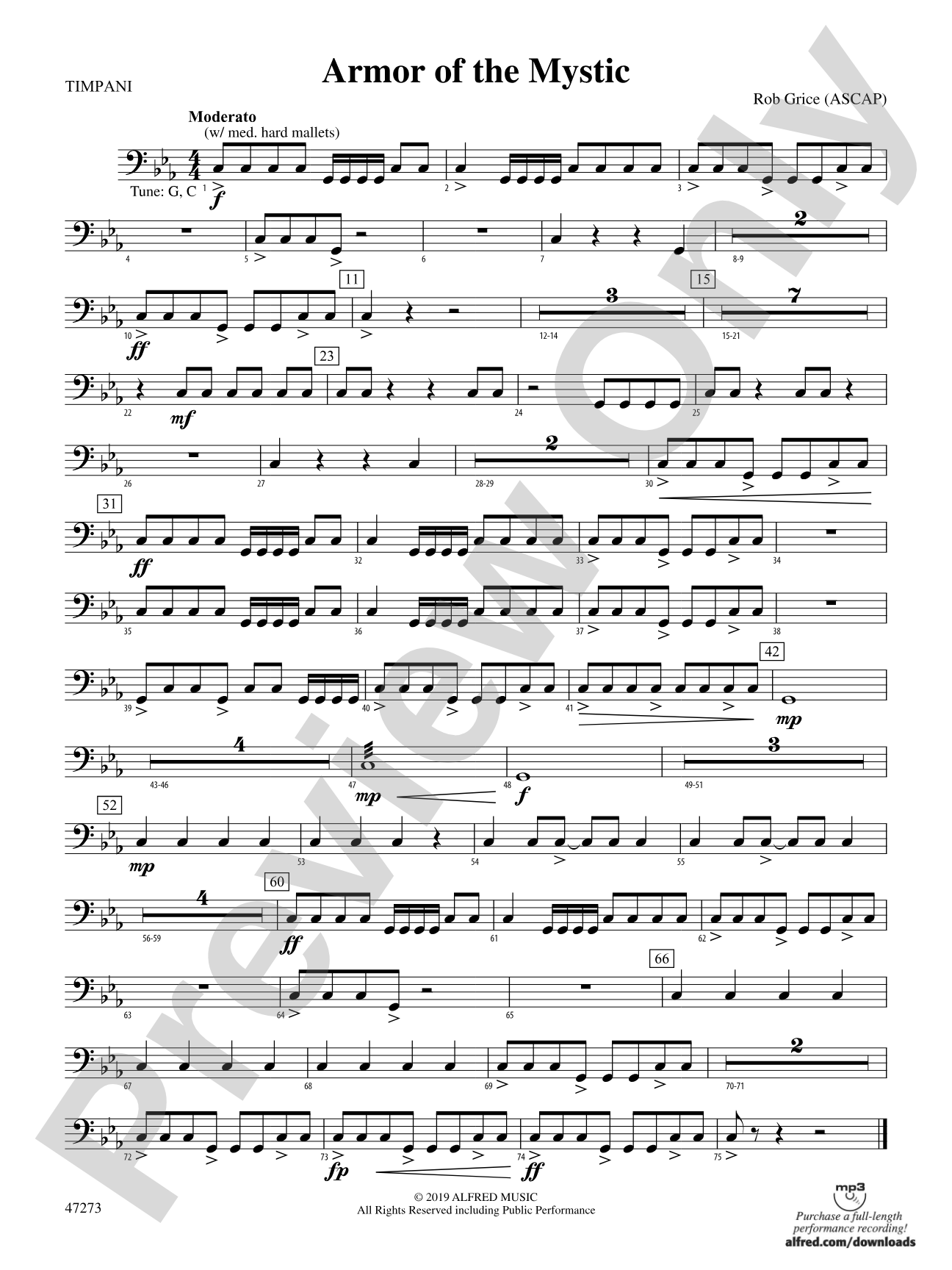 Armor of the Mystic: Timpani
