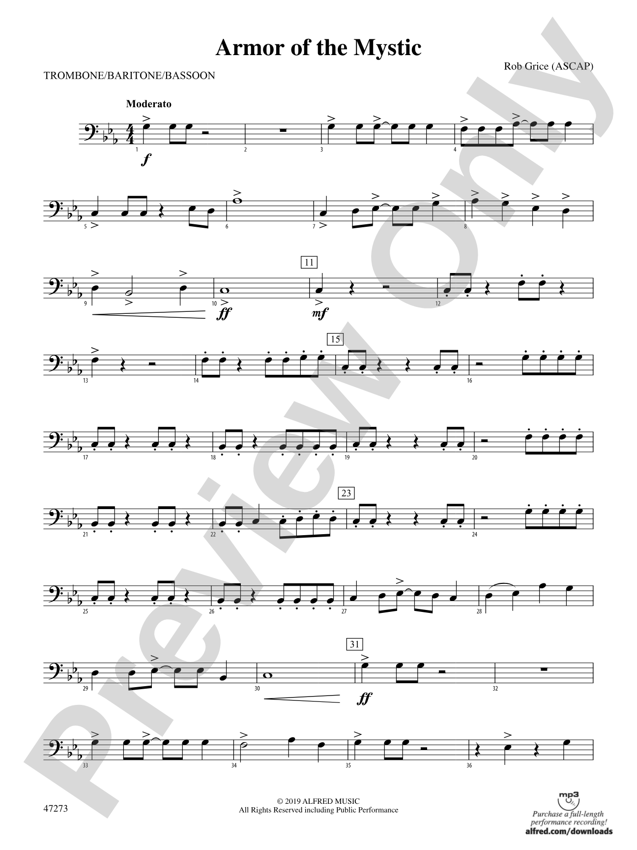 Armor of the Mystic: 1st Trombone