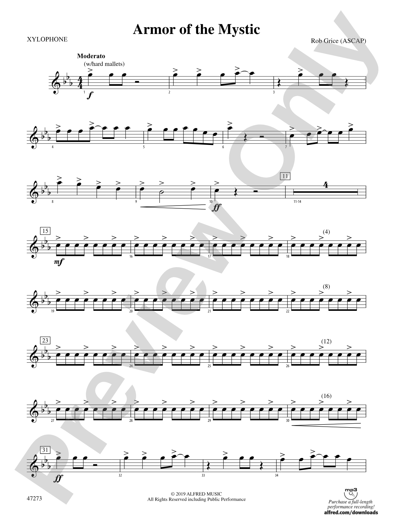 Armor of the Mystic: Xylophone