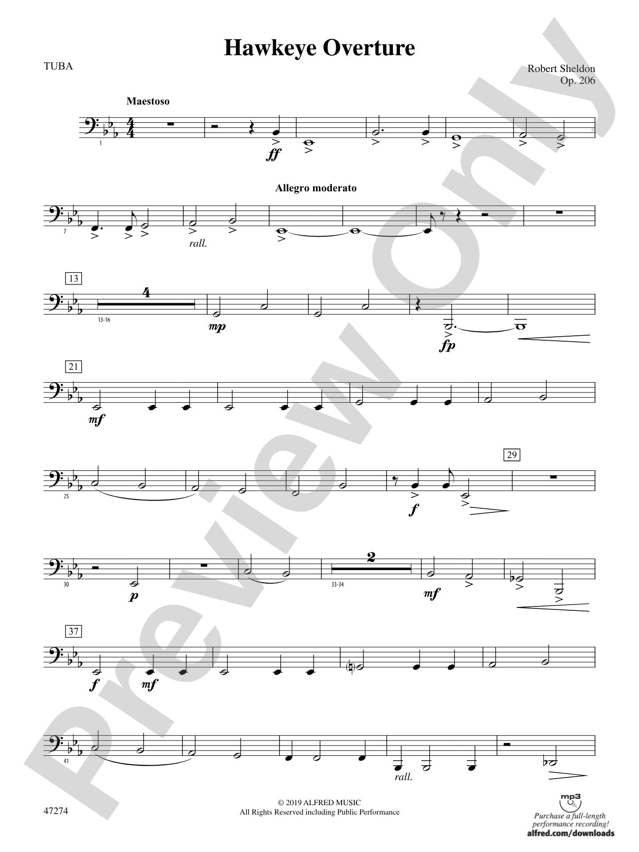 Hawkeye Overture: Tuba