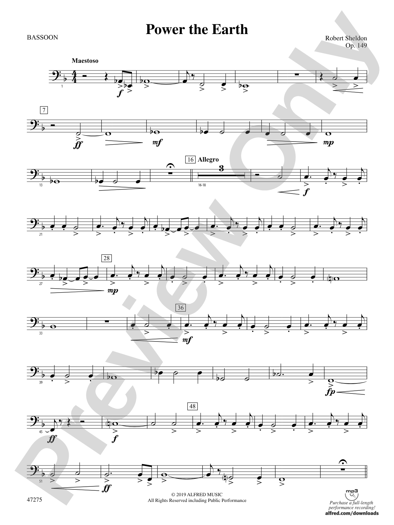 Power the Earth: Bassoon