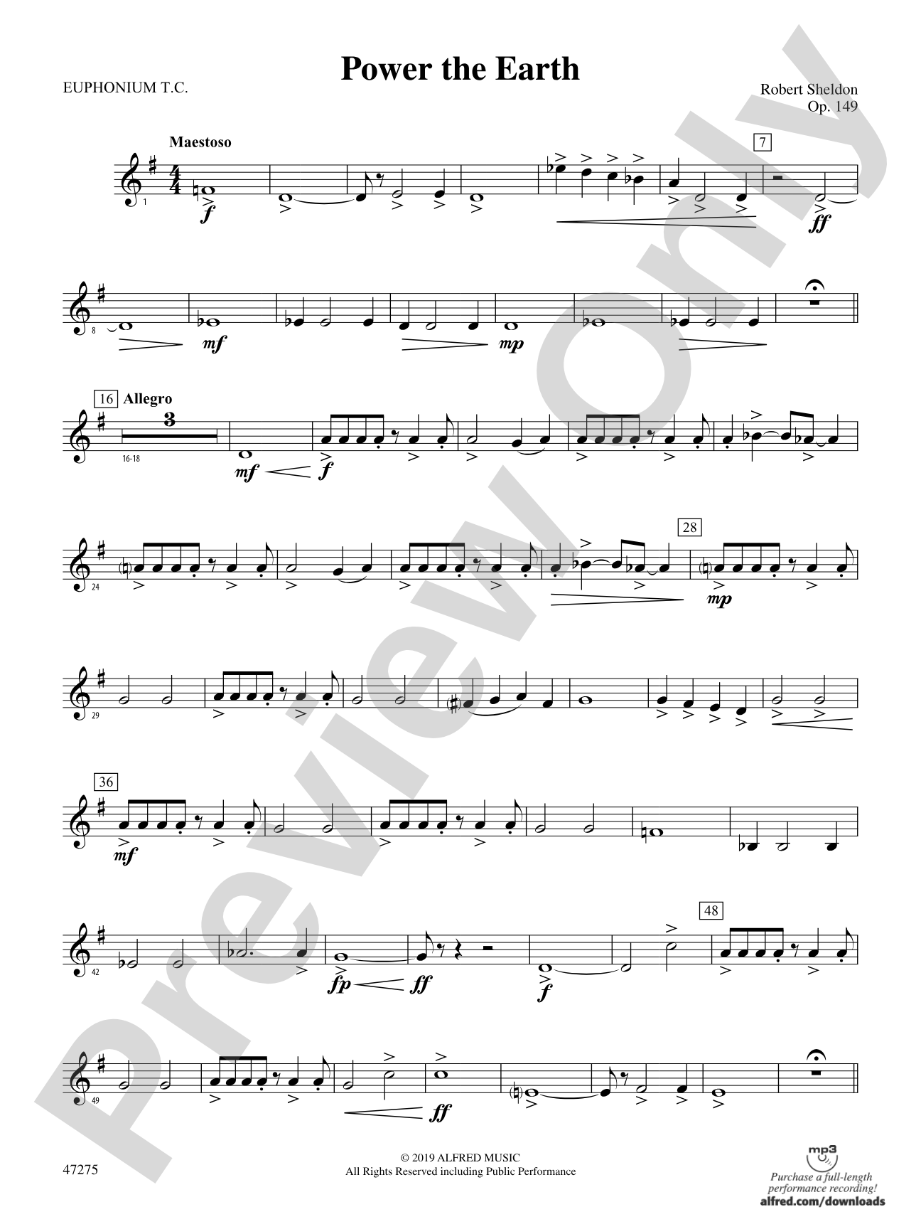Power the Earth: Baritone T.C.
