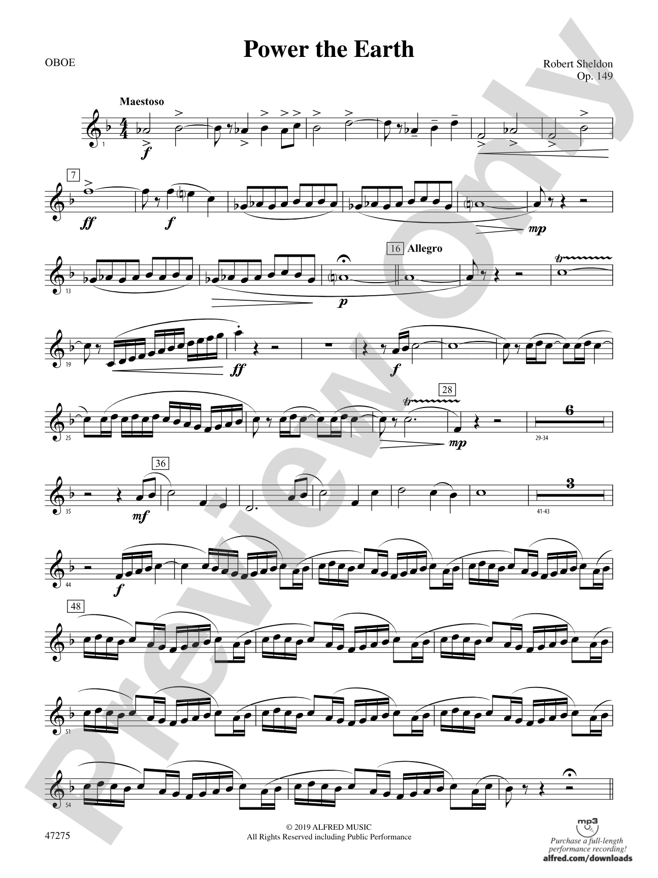 Power the Earth: Oboe