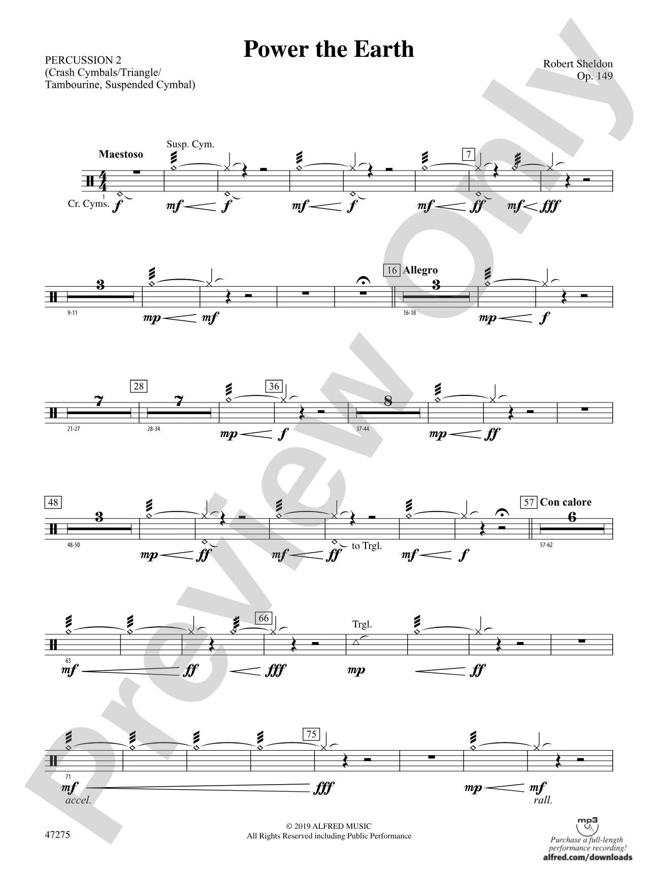 Power the Earth: 2nd Percussion