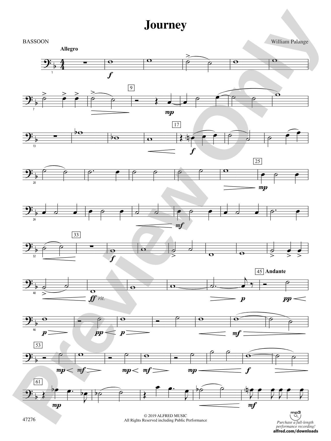 Journey: Bassoon