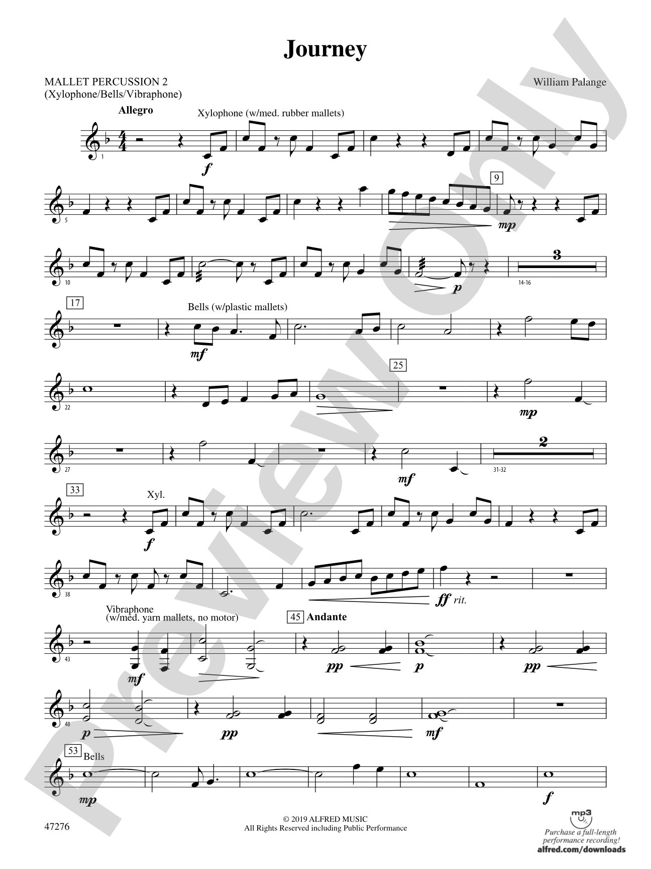 Journey: 2nd Mallet Percussion