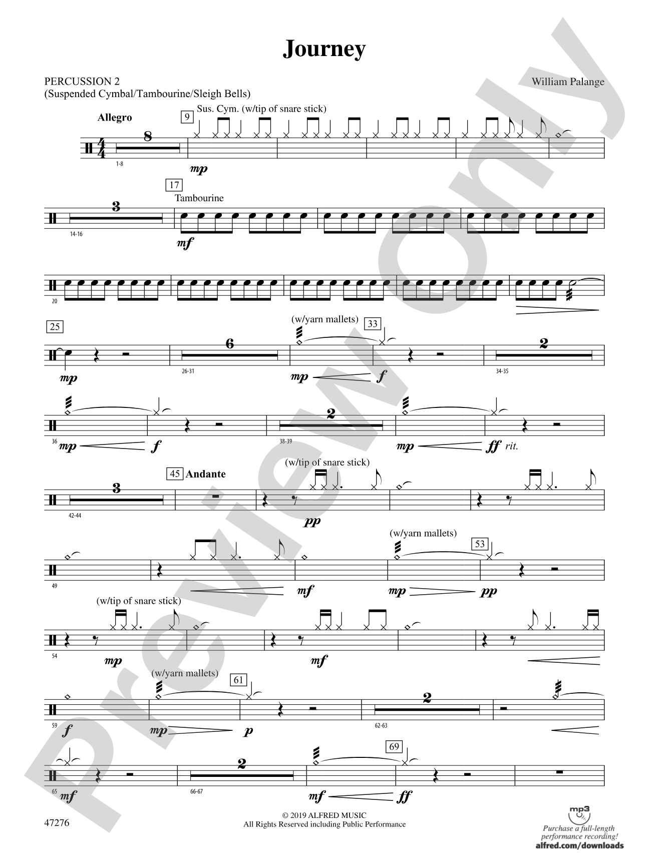 Journey: 2nd Percussion