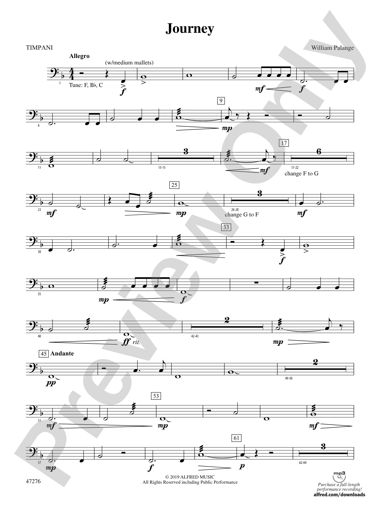 Journey: Timpani