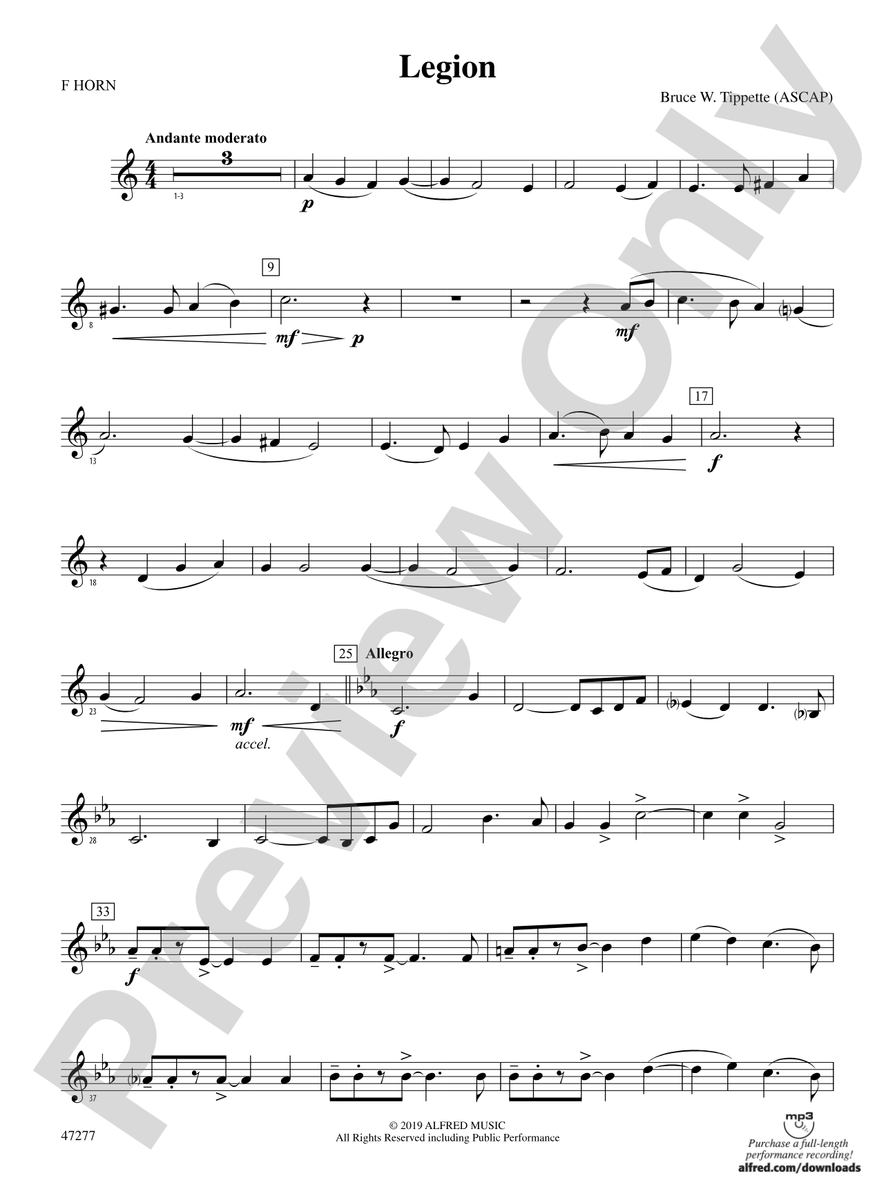 Legion: 1st F Horn