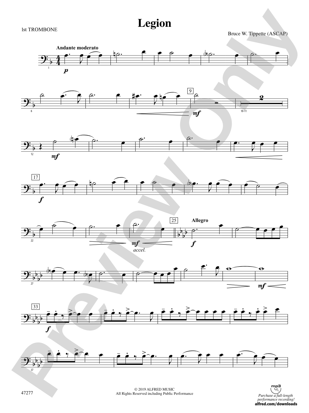 Legion: 1st Trombone