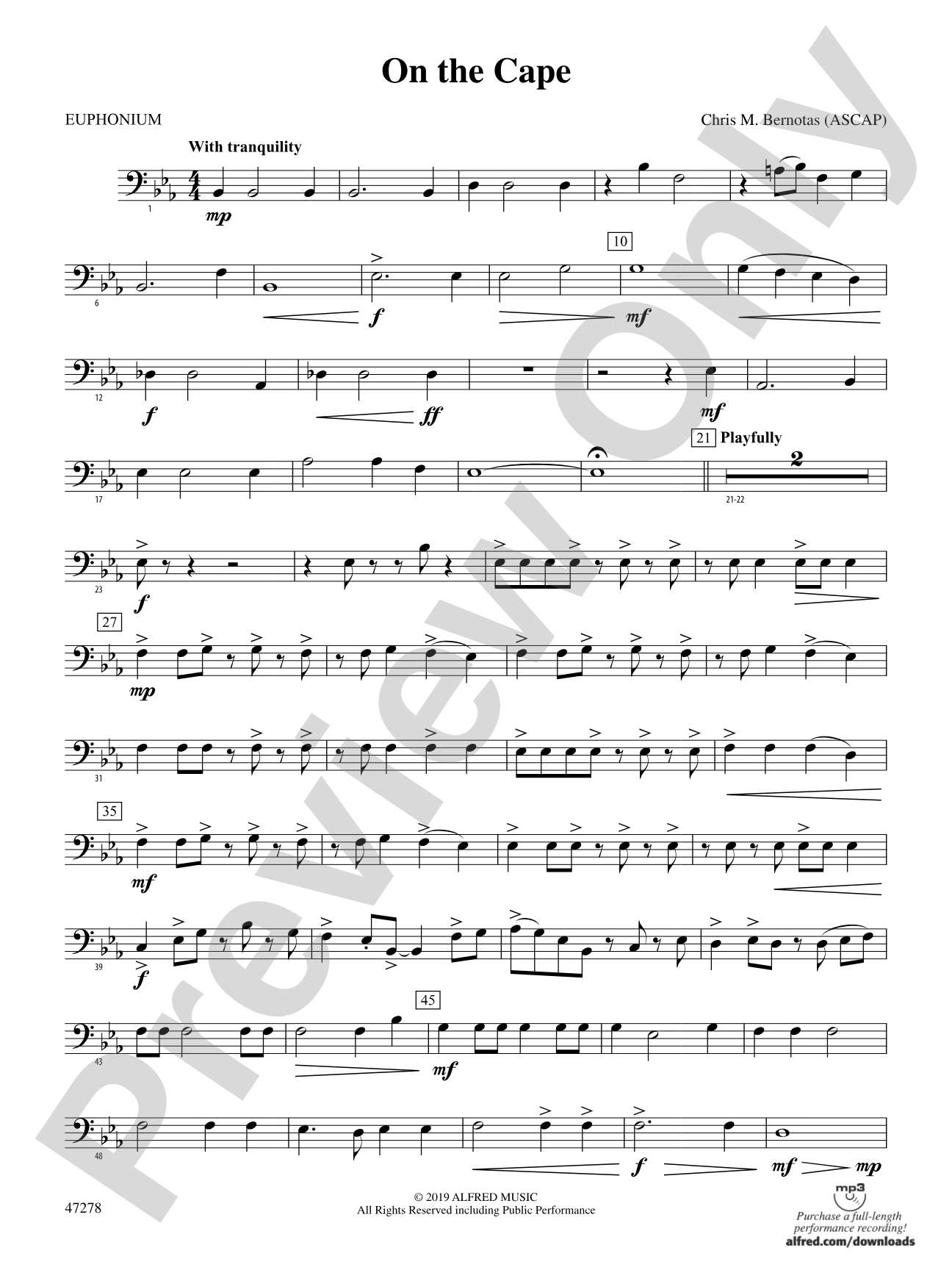 On the Cape: Baritone B.C.