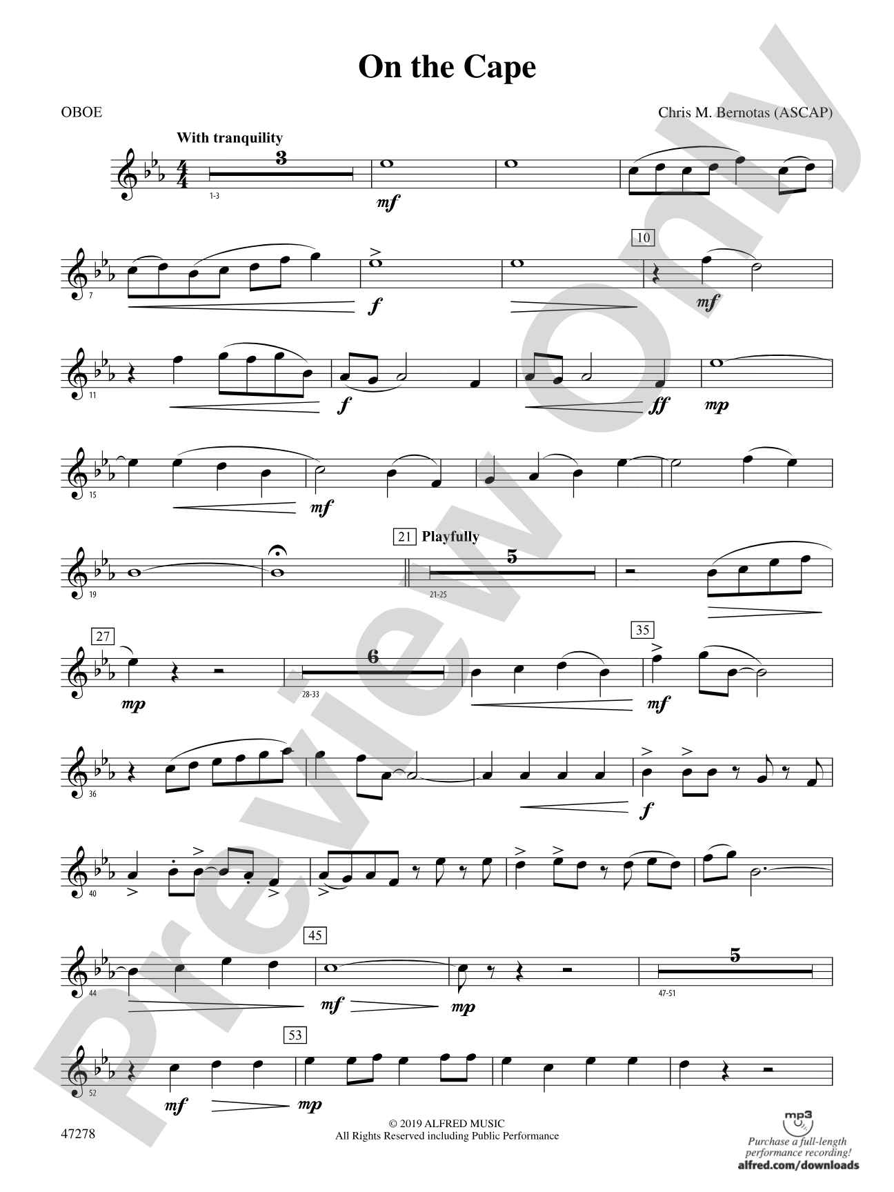 On the Cape: Oboe