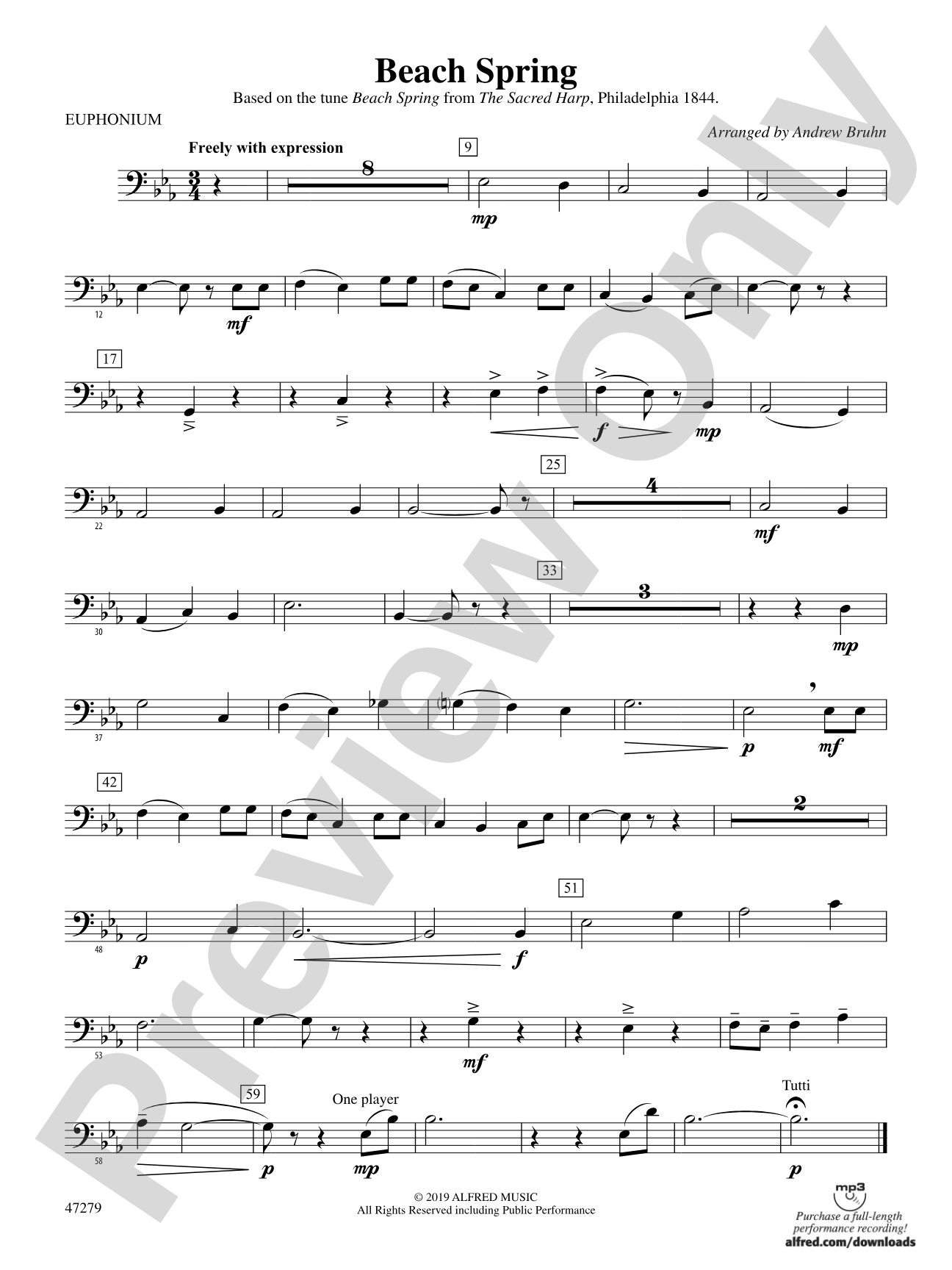 Beach Spring: Baritone B.C.