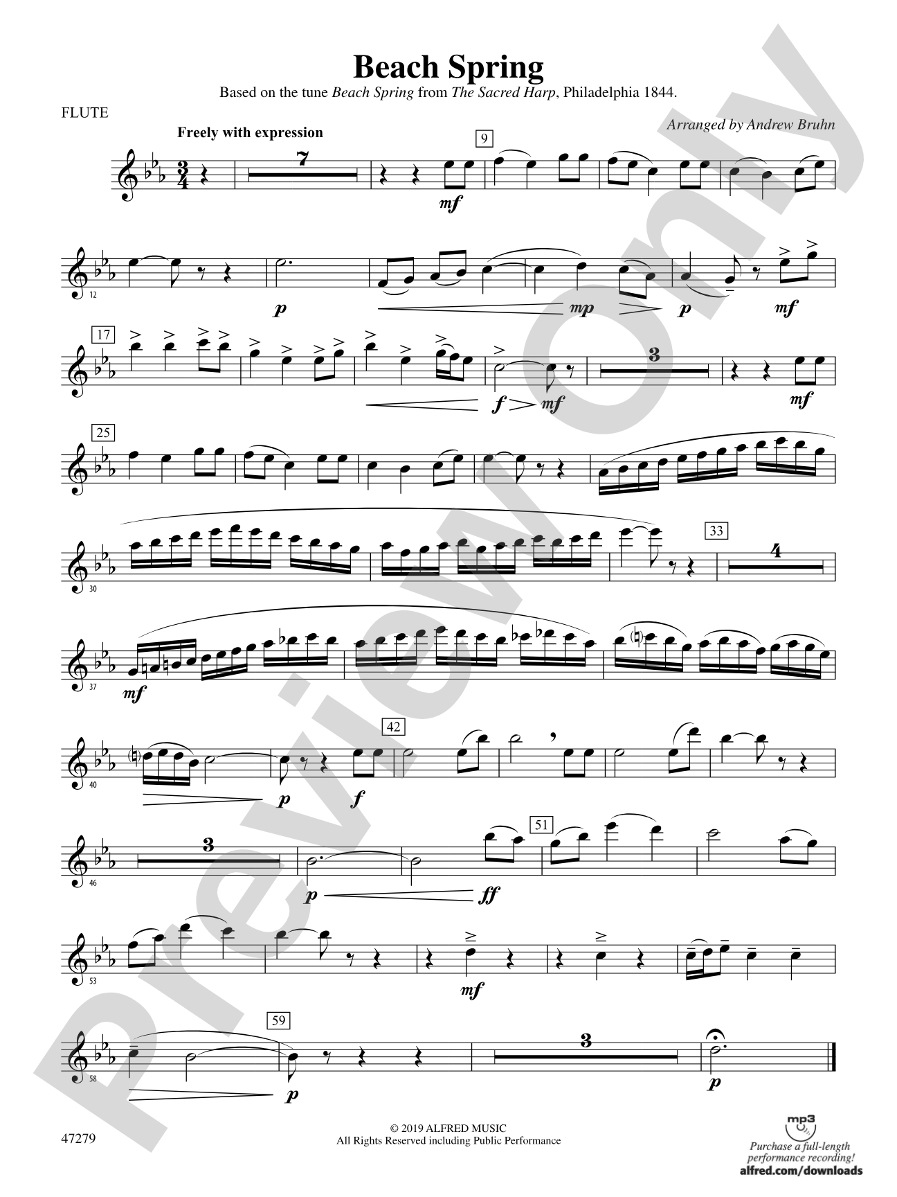 Beach Spring: Flute
