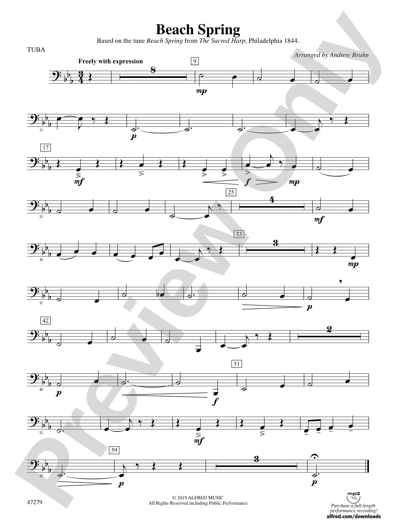 Beach Spring: Tuba