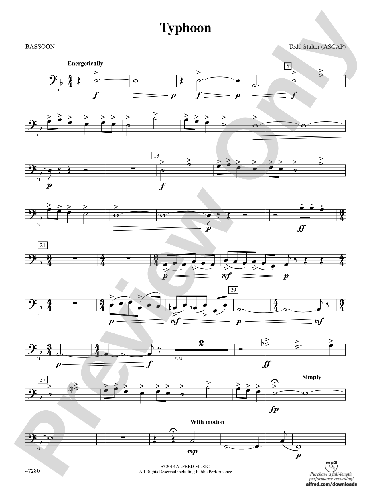 Typhoon: Bassoon