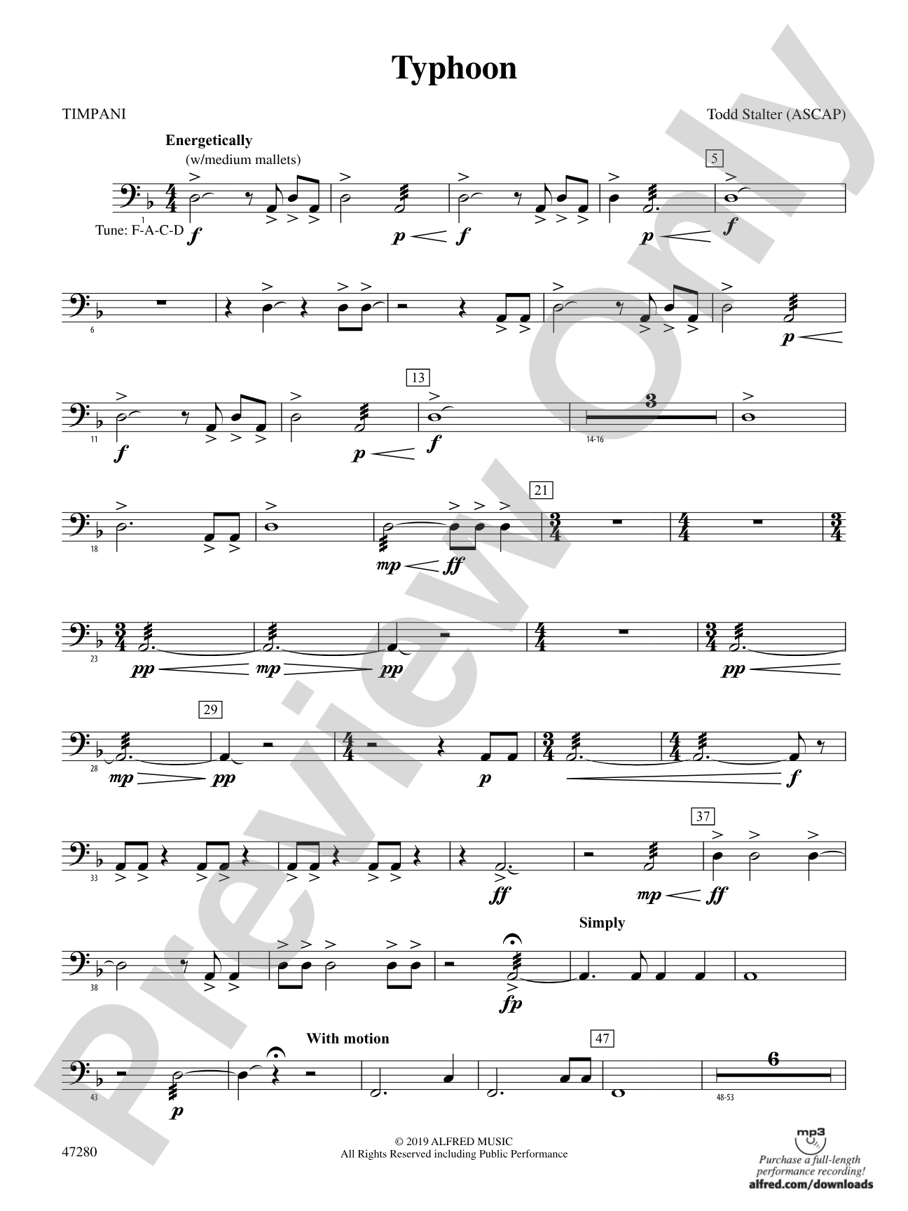 Typhoon: Timpani