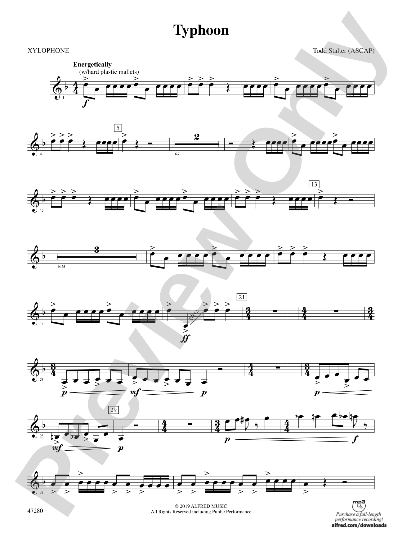 Typhoon: Xylophone
