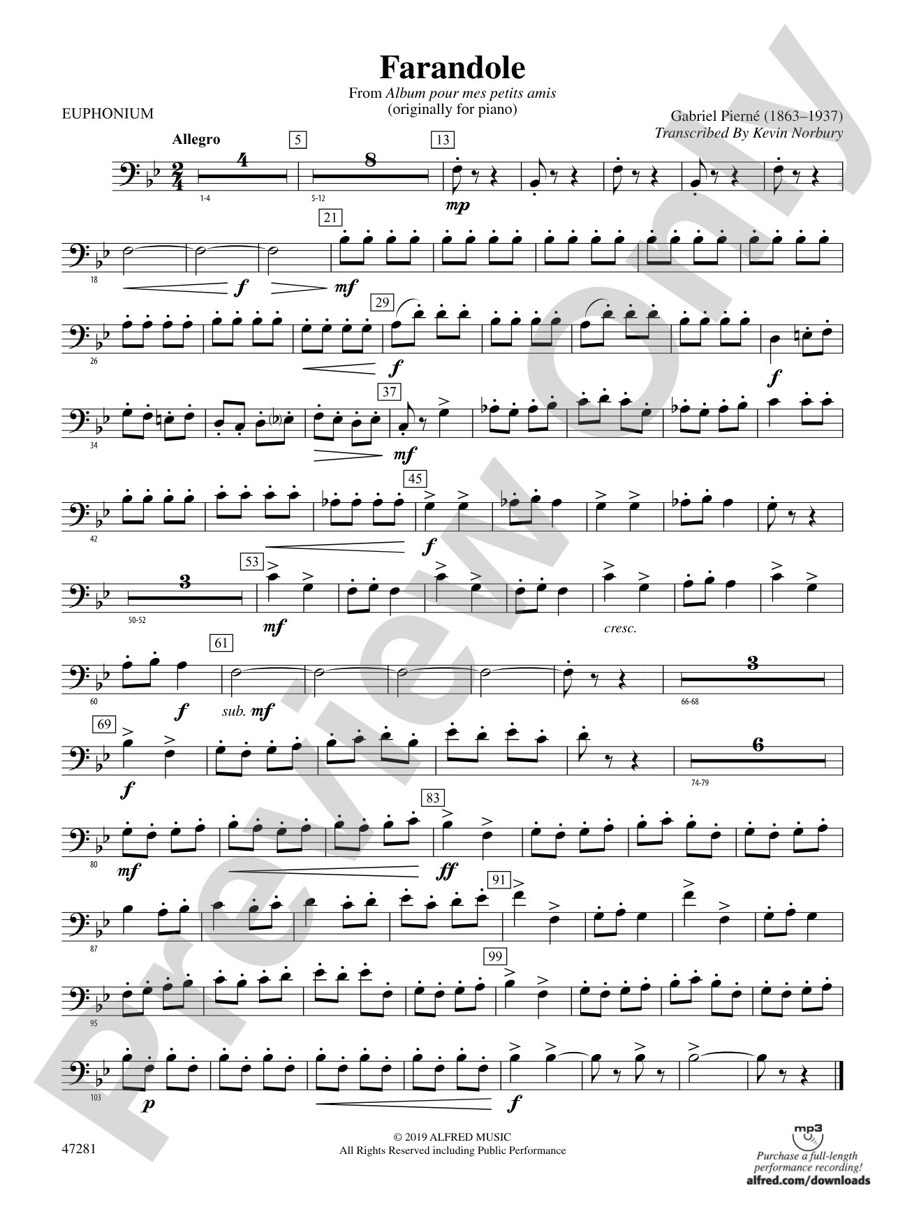 Farandole: Baritone B.C.