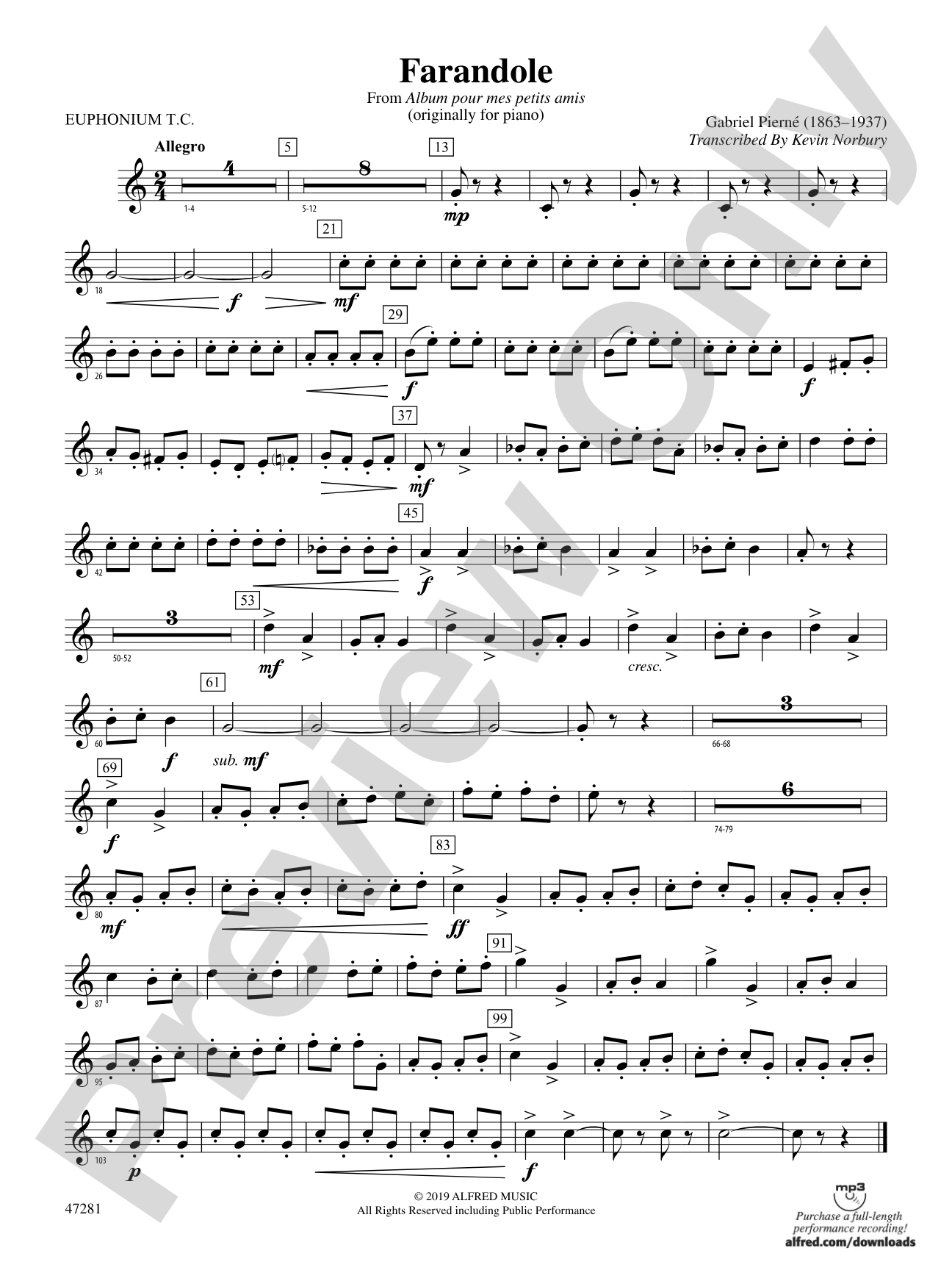 Farandole: Baritone T.C.