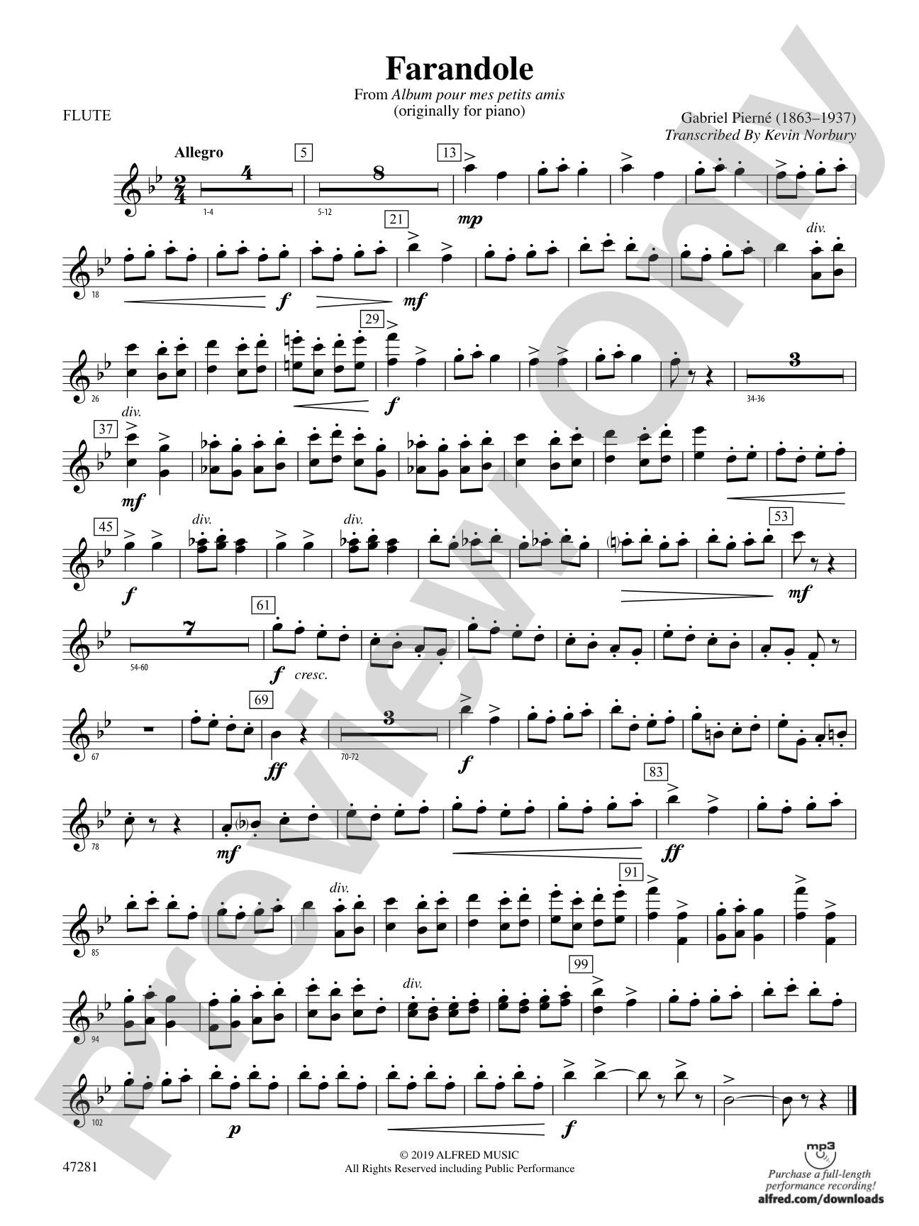 Farandole: Flute