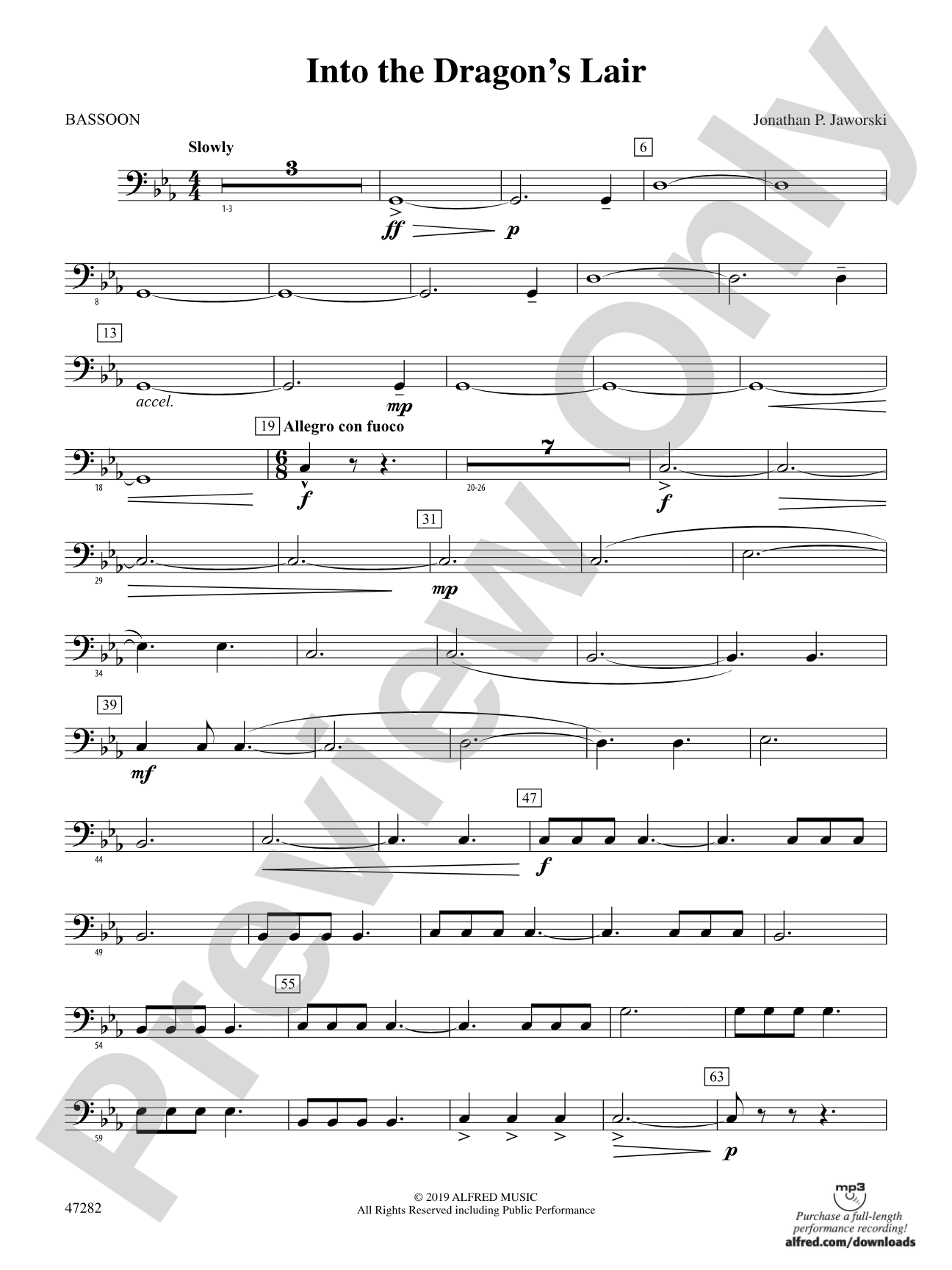 Into the Dragon's Lair: Bassoon