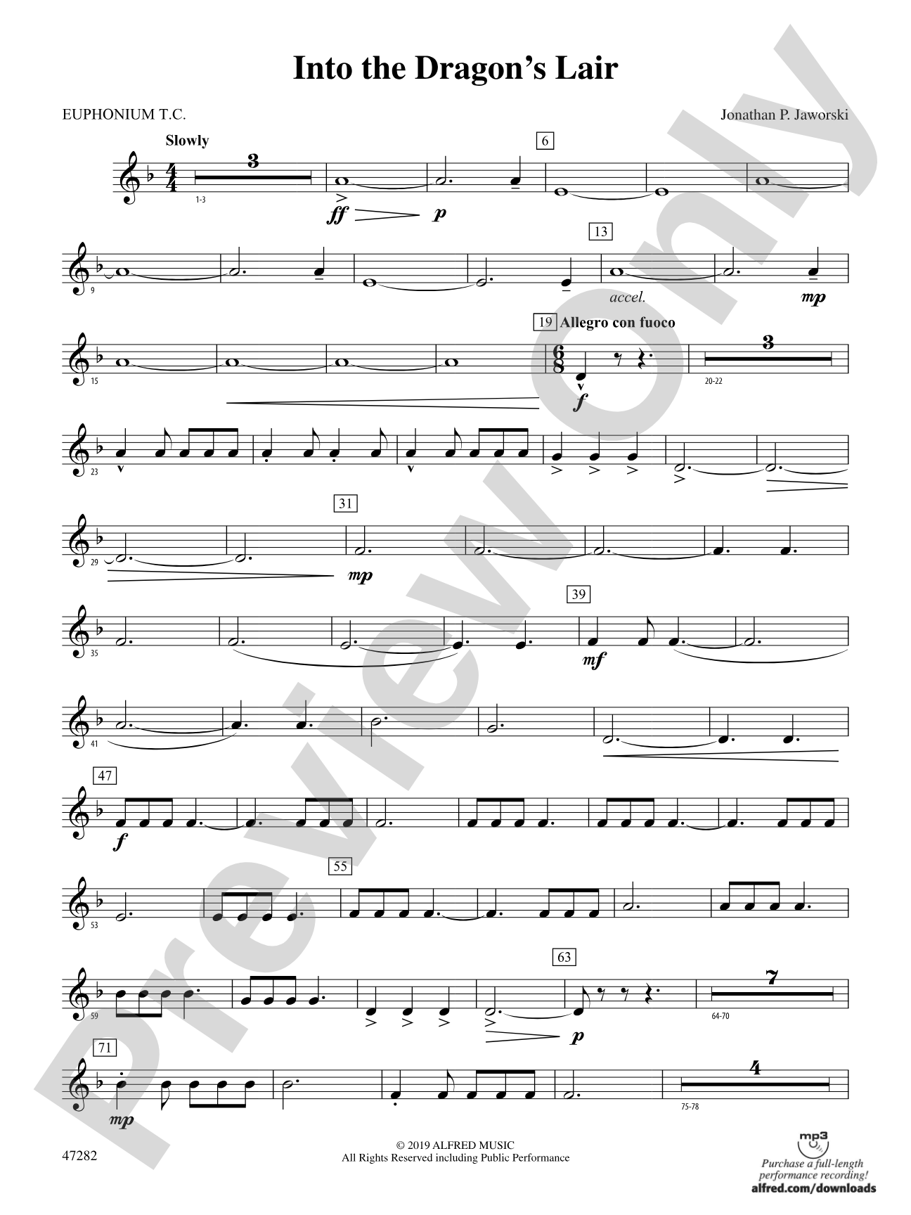 Into the Dragon's Lair: Baritone T.C.