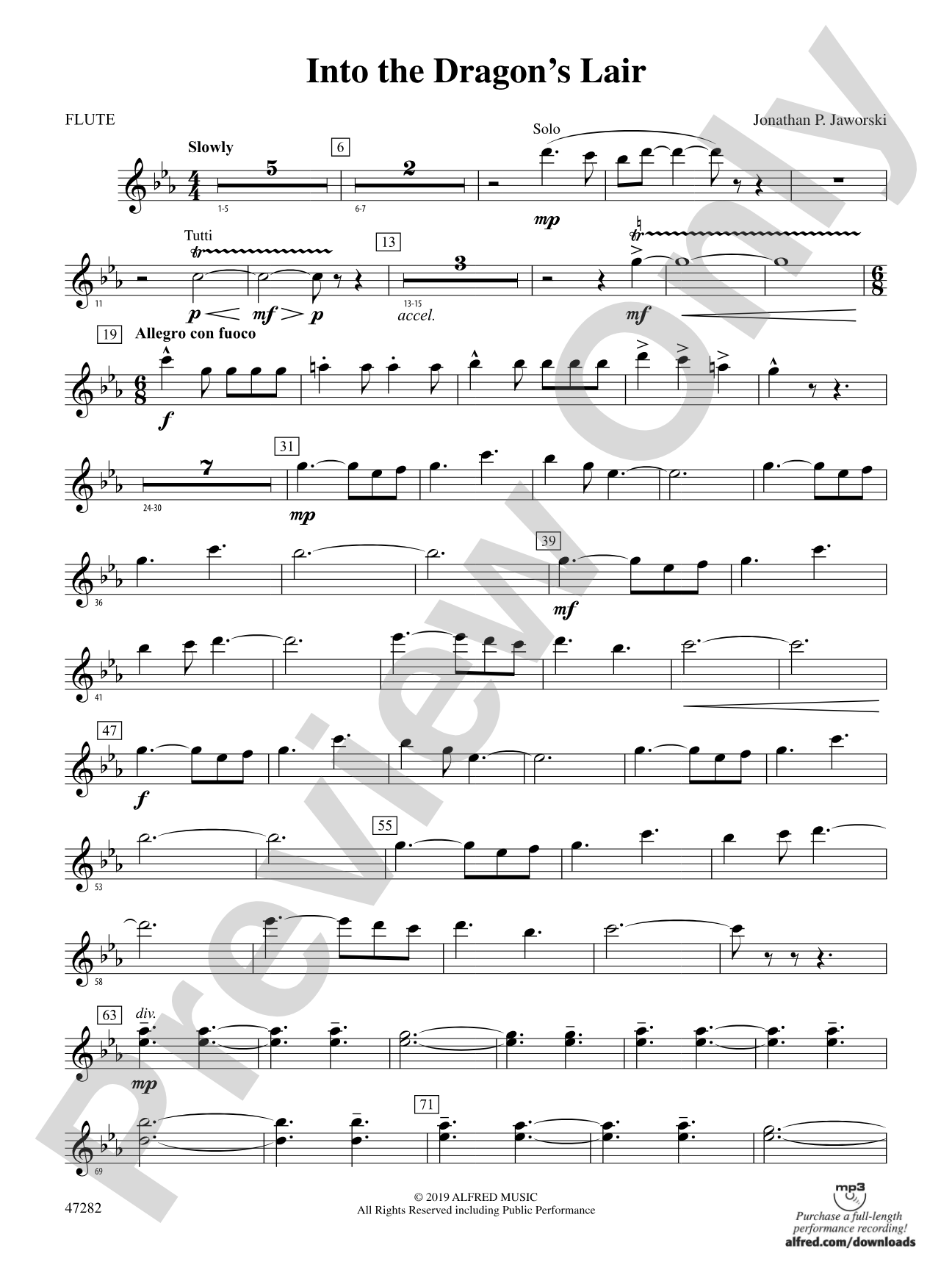 Into the Dragon's Lair: Flute