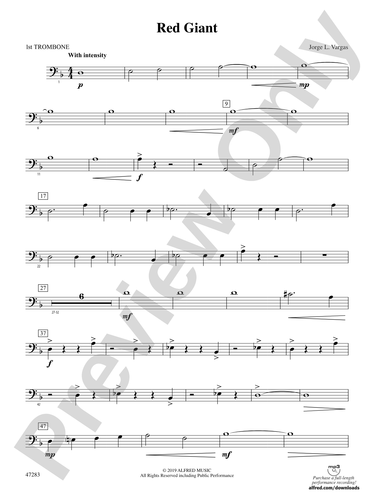 Red Giant: 1st Trombone